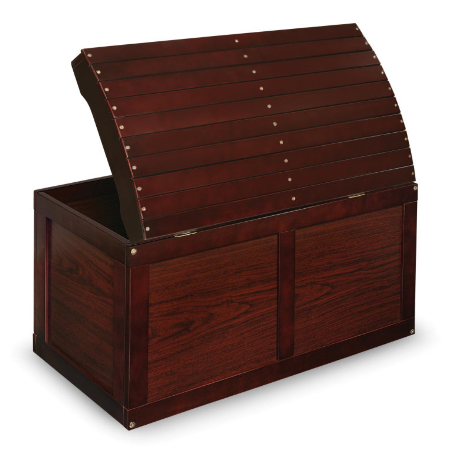 Badger Basket Hardwood Barrel Top Toy Chest – Cherry