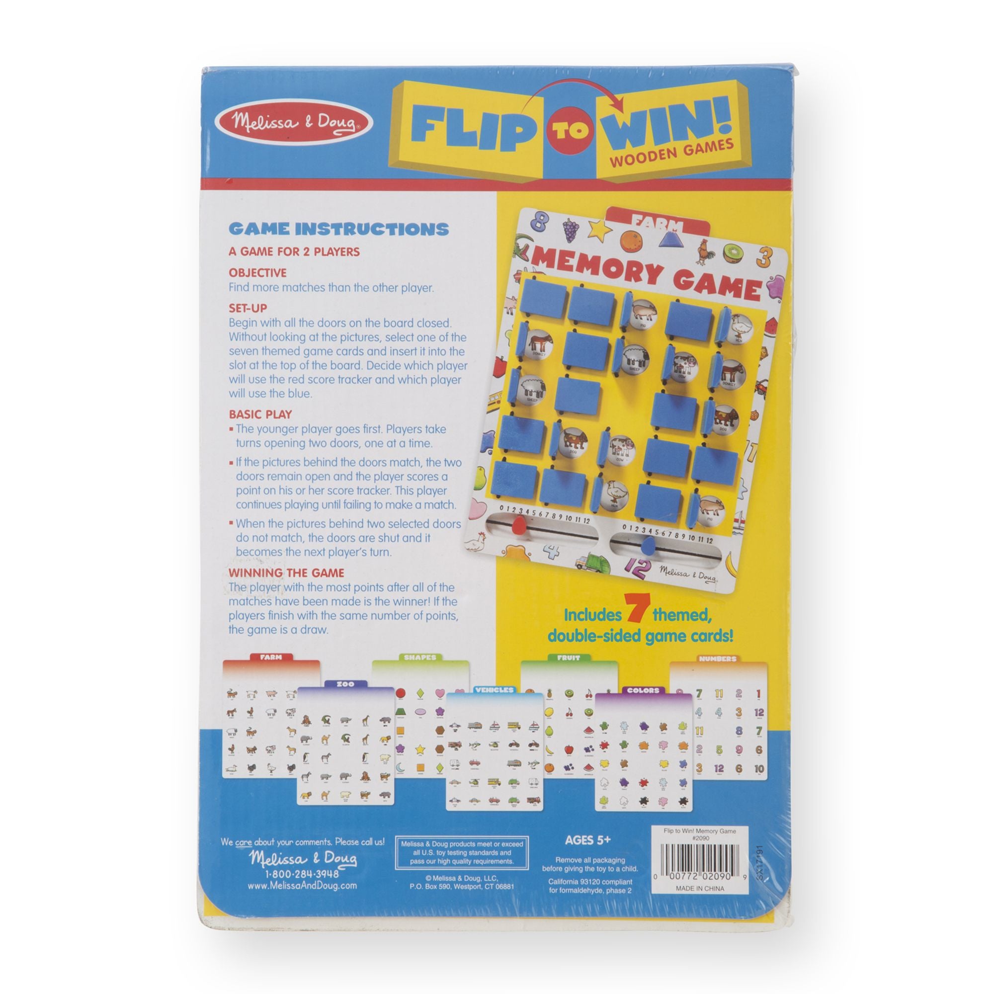 Melissa and Doug Flip-to-Win Memory Game