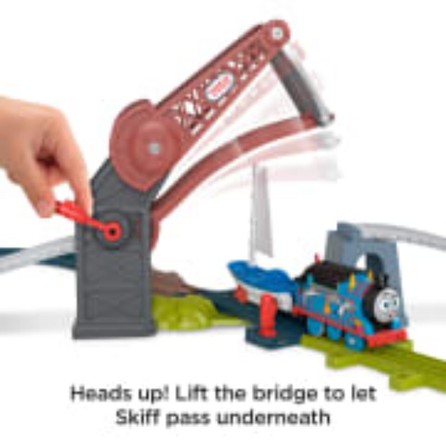 Fisher Price Thomas & Friends Bridge Lift Thomas & Skiff Track Set