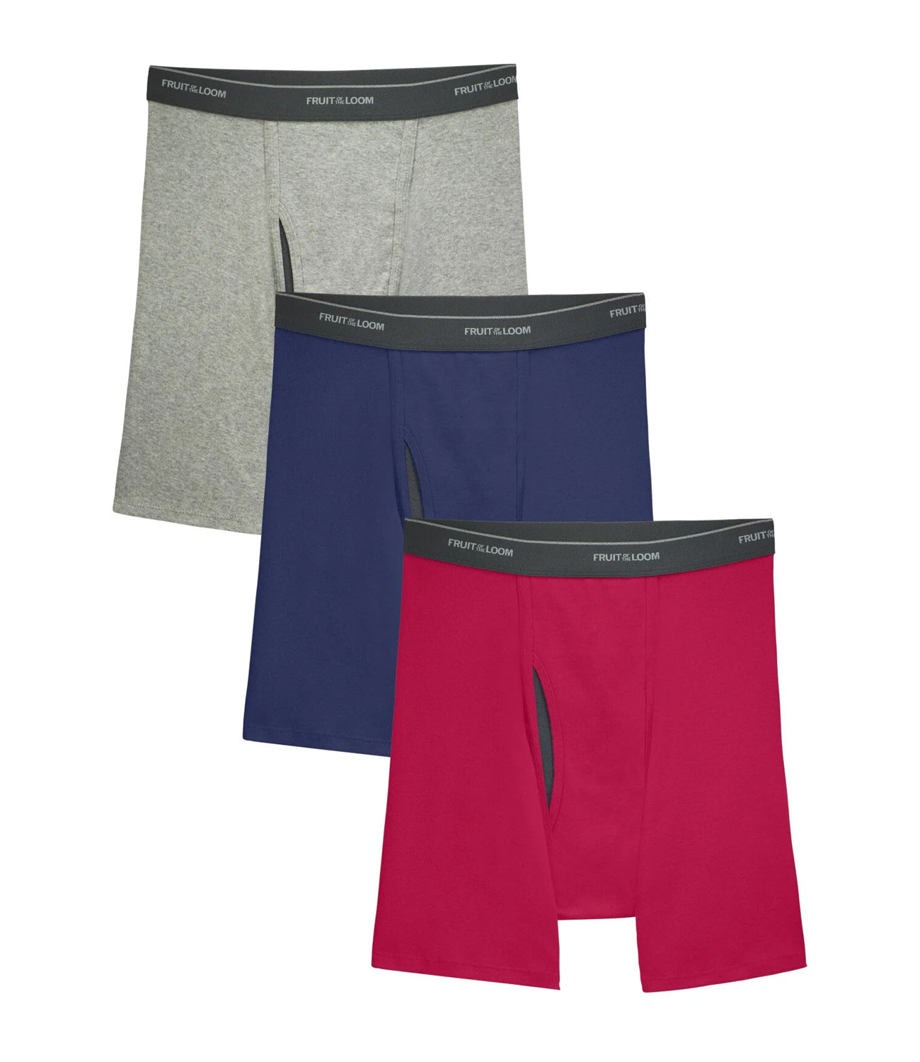 Fruit of the Loom Mens Big Man 3 Pack Knit Underwear