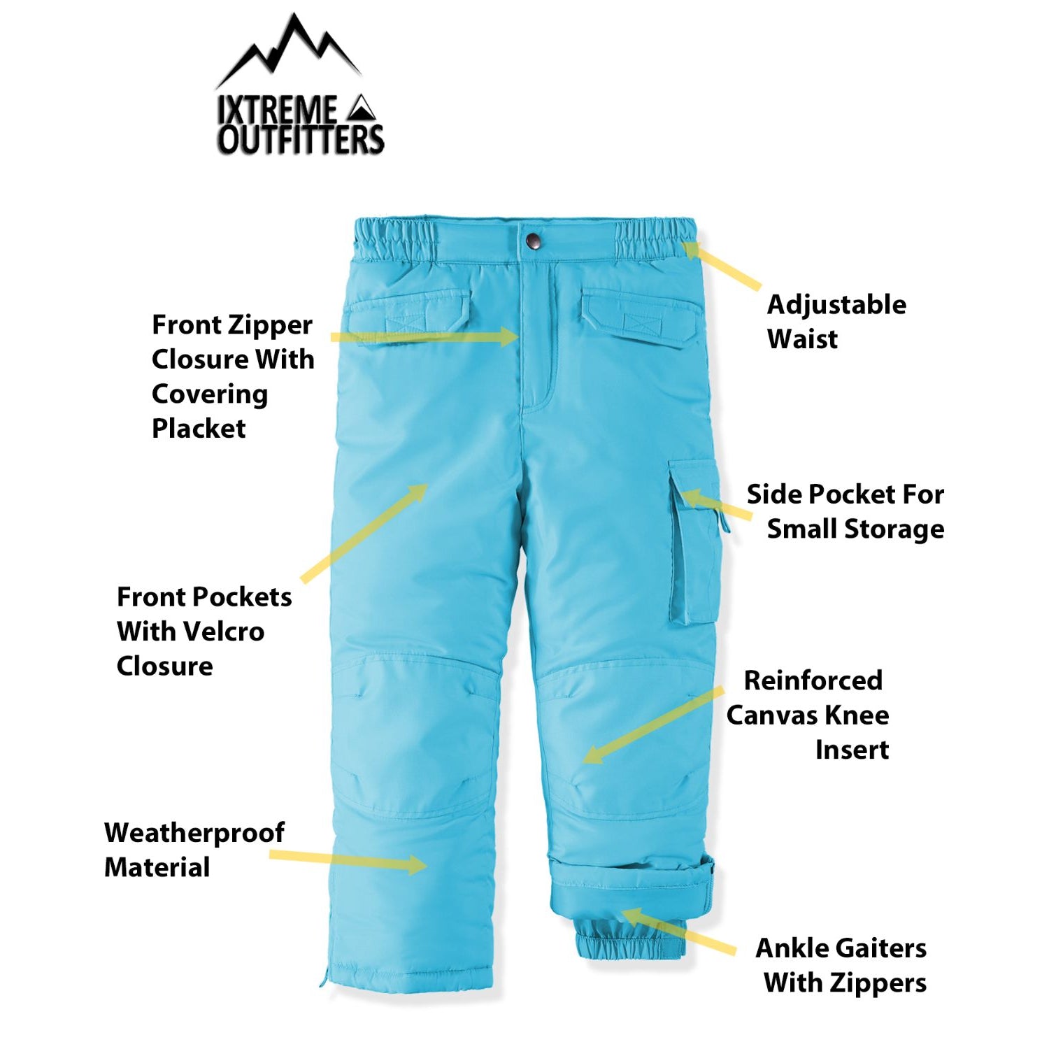 iXtreme Unisex 4-7 Snow Pant