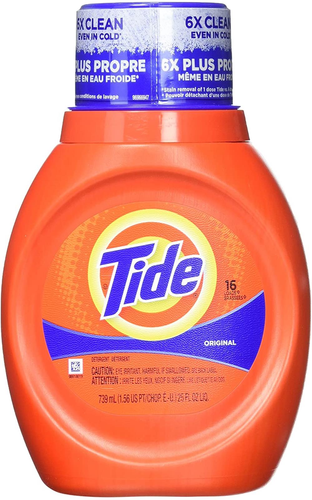 Tide Liquid Laundry Detergent, Original, 16 Loads, 25 fl oz