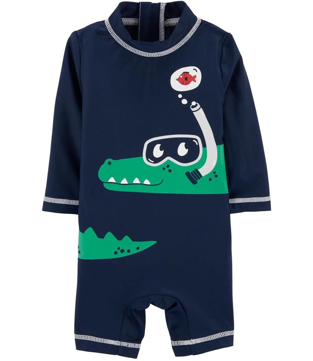 Carters Boys 0-24 Months Alligator 1-Piece Rashguard