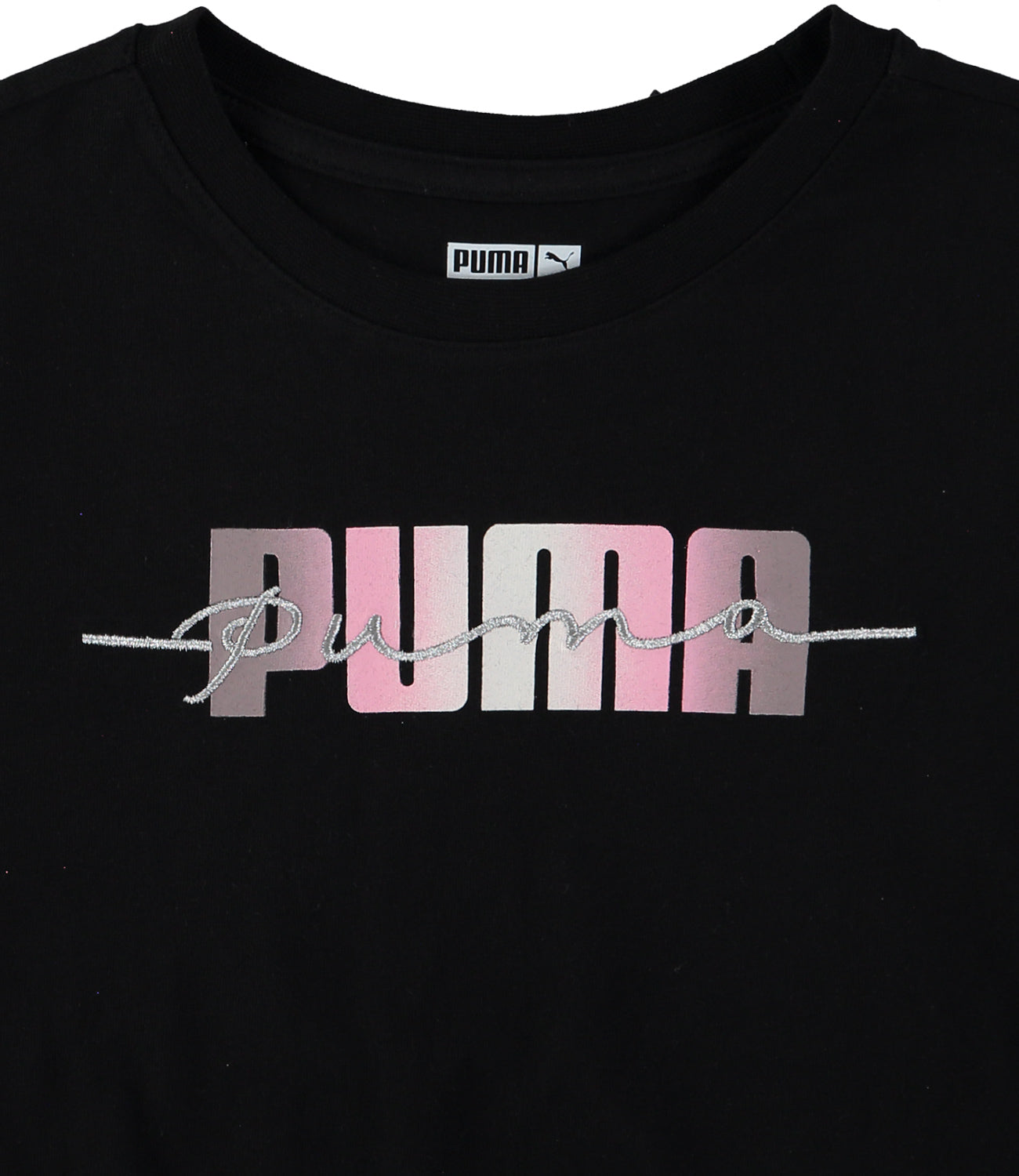 PUMA Girls 7-16 Sport Pack Fashion Tie Knot T-Shirt