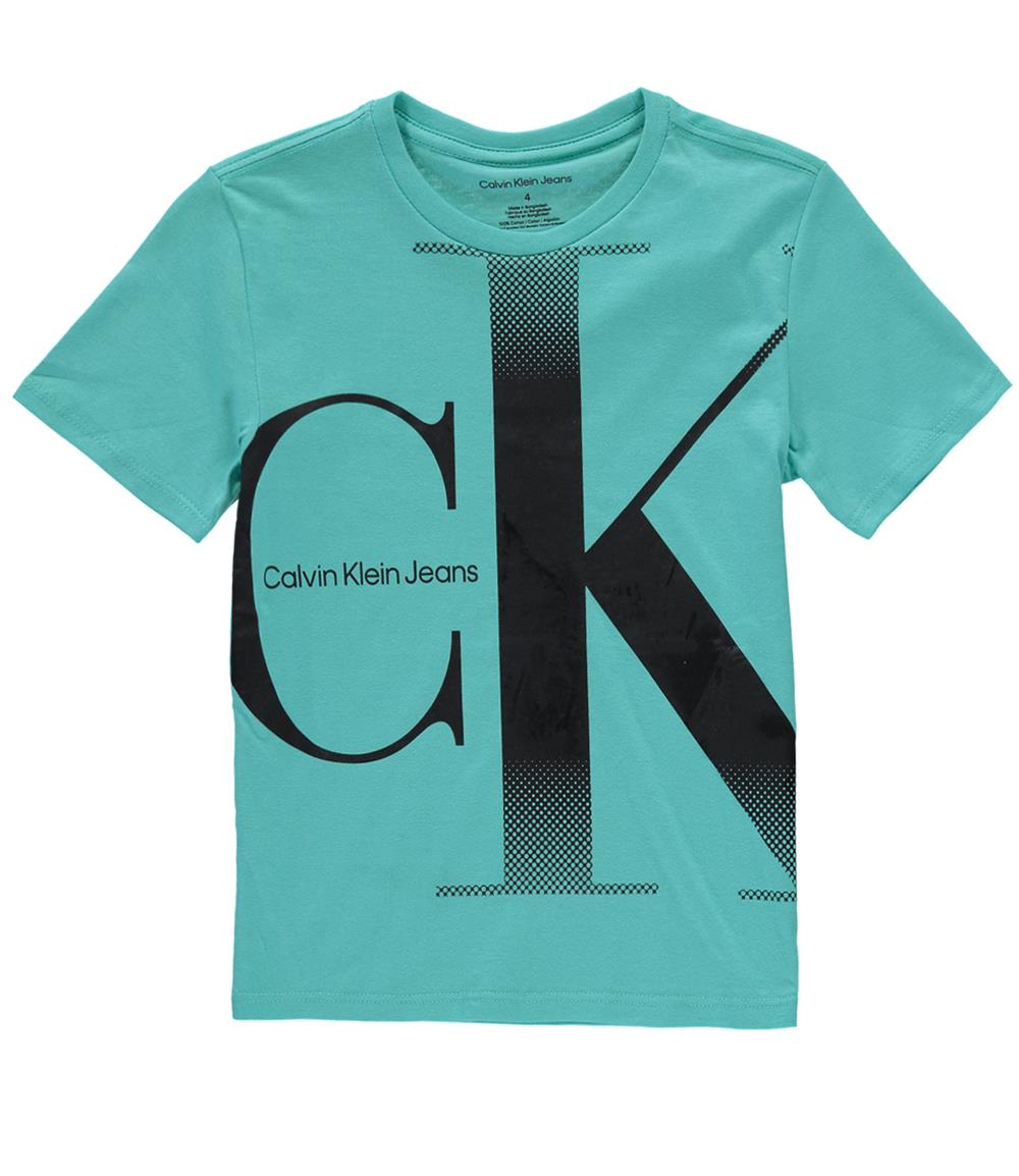 Calvin Klein Boys 4-7 Short Sleeve Logo T-Shirt