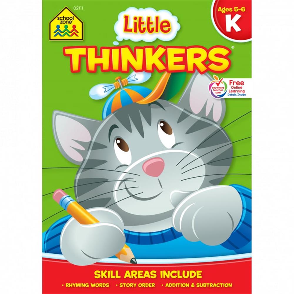 School Zone Little Thinkers Kindergarten Workbook