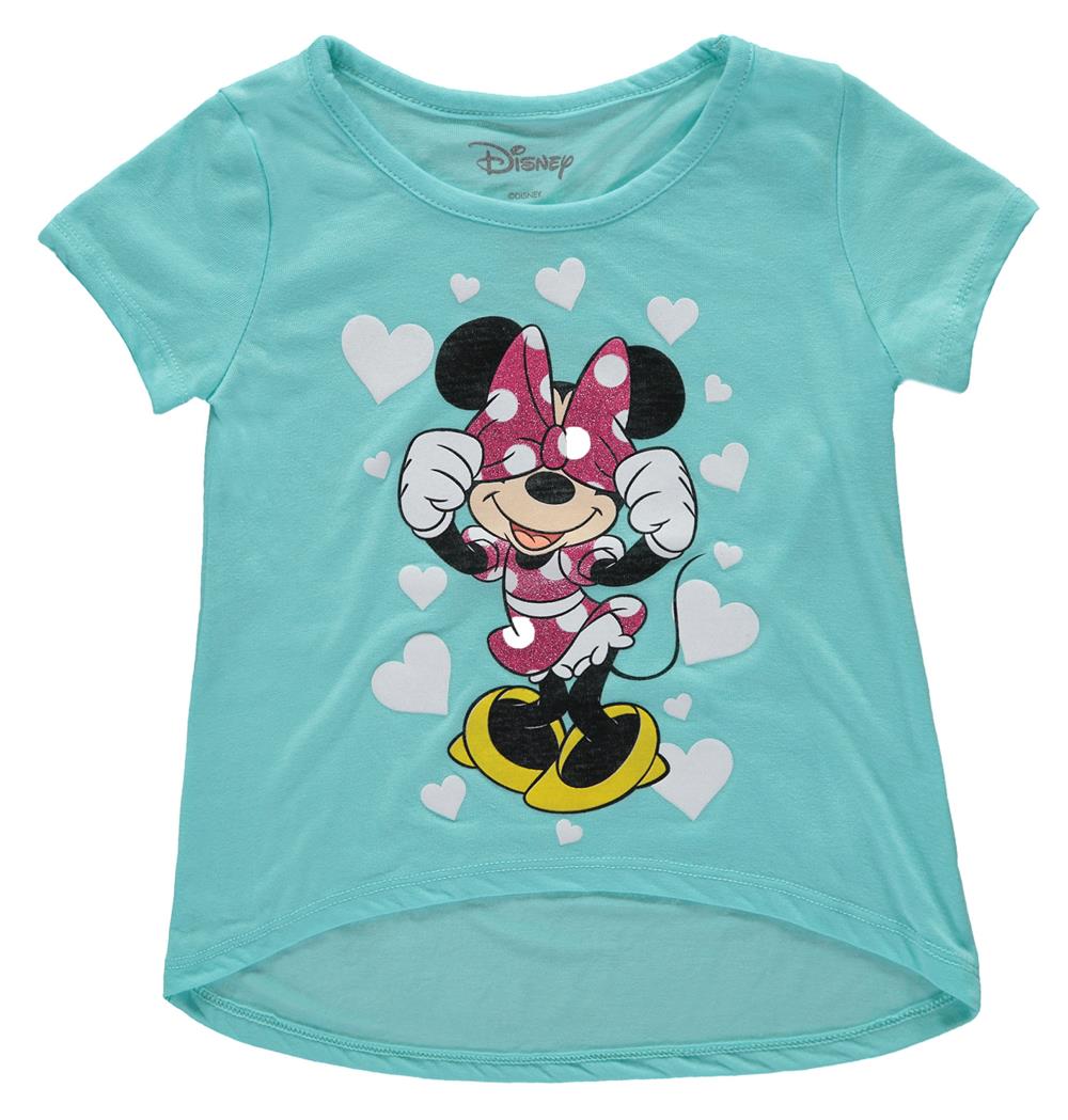 Disney Girls 4-6X Minnie Heart Tee