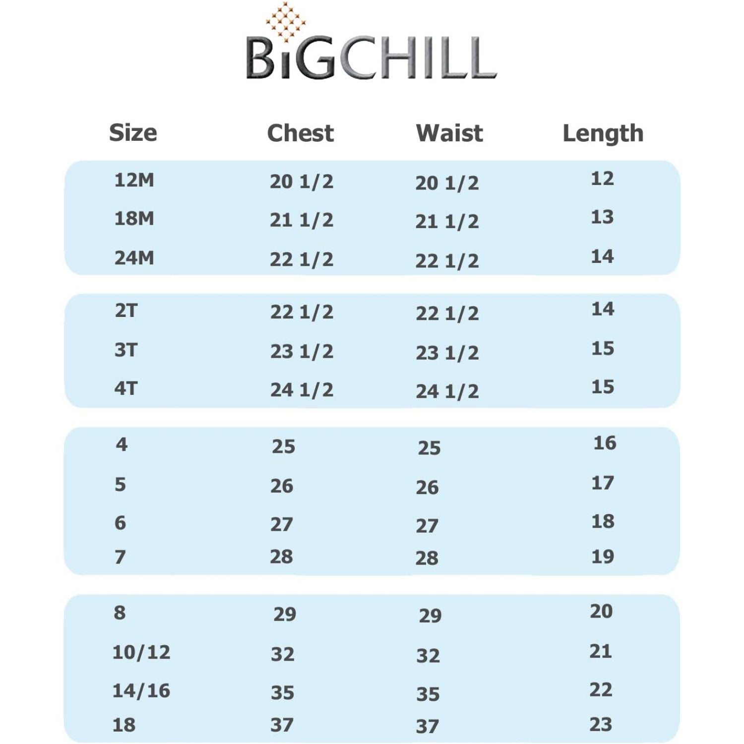 Big Chill Boys 2T-4T Shark Rash Guard Short Sleeve