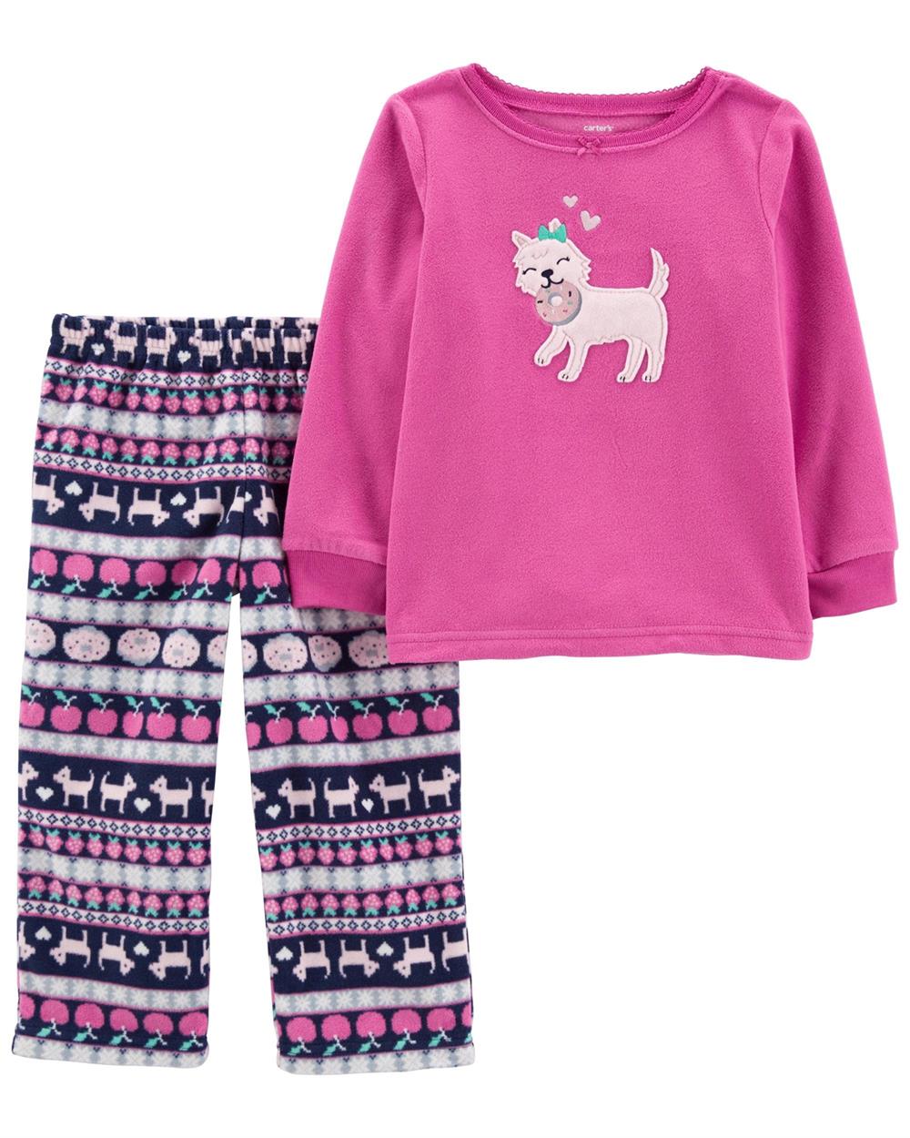 Carters 2-Piece Cotton & Fleece PJs