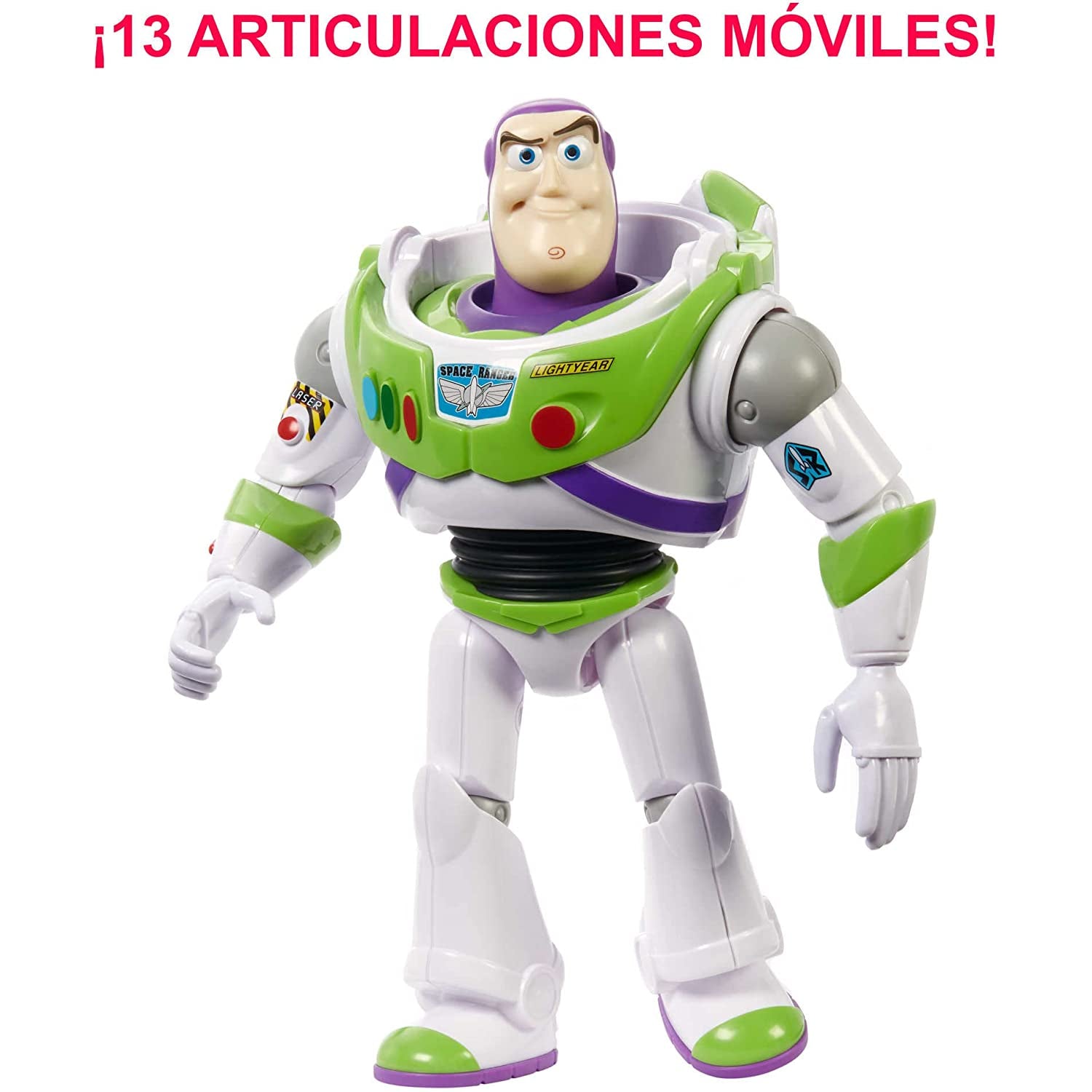 Mattel Pixar Disney Large Action Figure 12 in Scale Highly Posable Authentic Detail, Toy Story Space