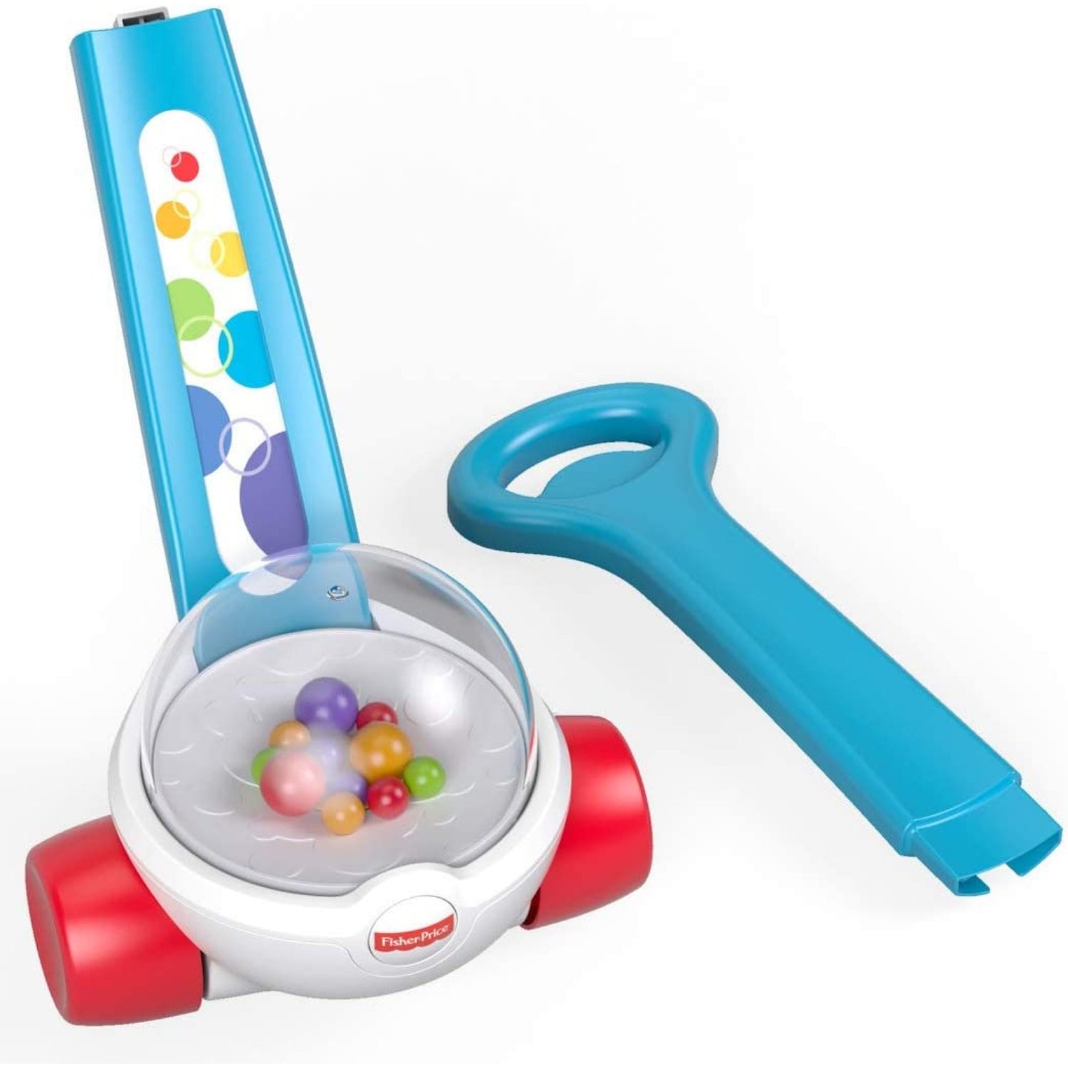 Fisher Price Corn Popper Baby Toy, Toddler Push Toy with Ball-Popping Action for 1 Year Old and Up,