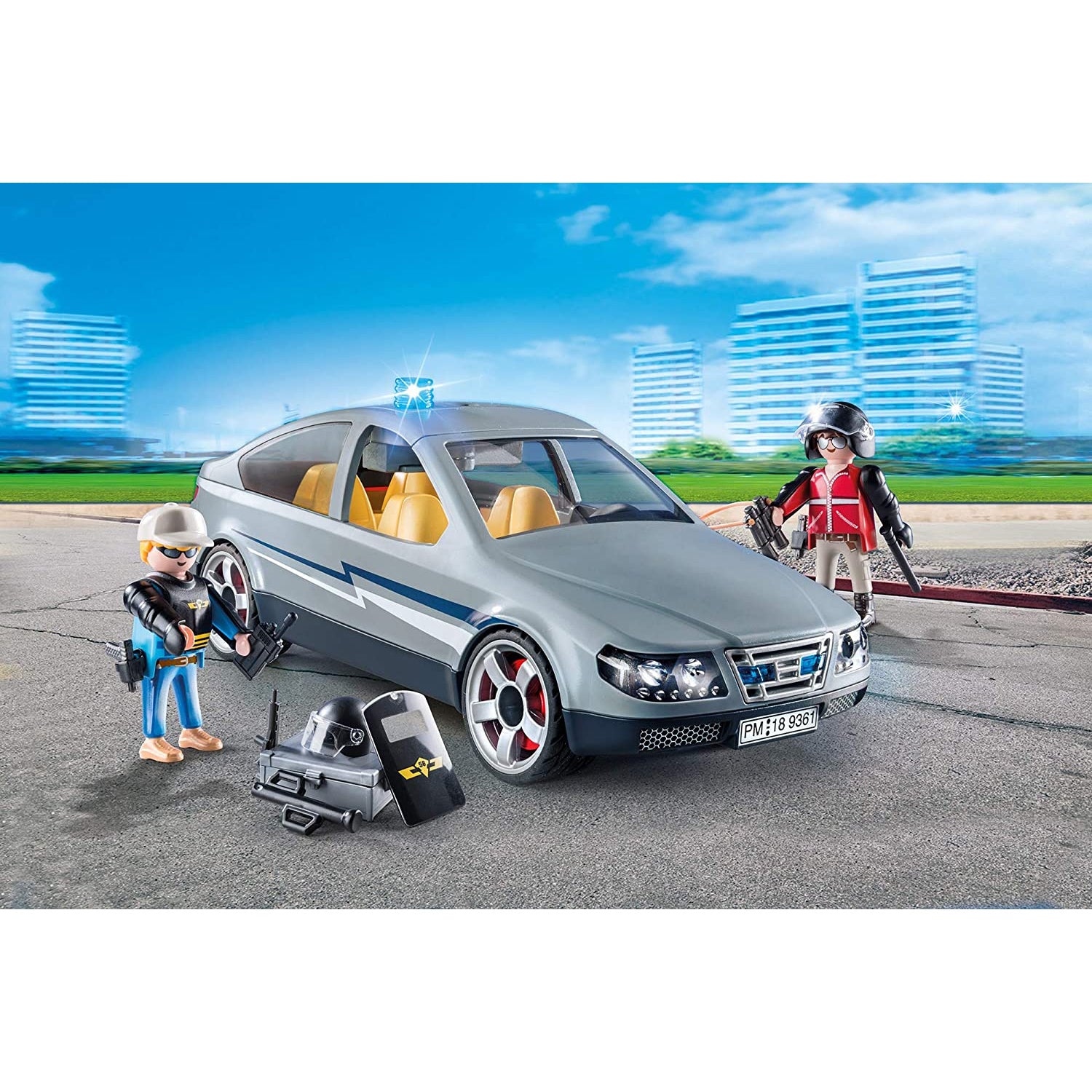 Playmobil City Action Tactical Unit Undercover Car