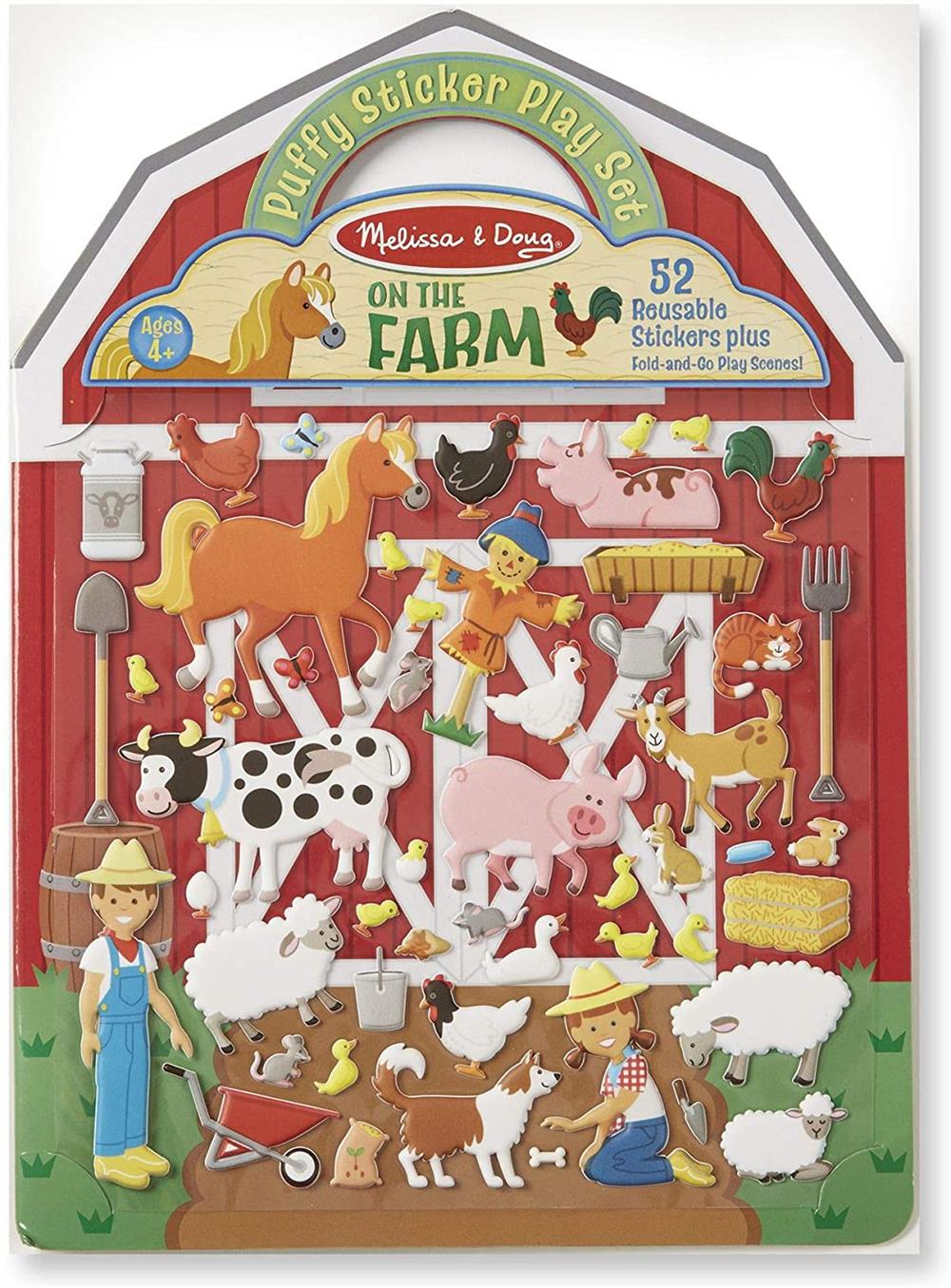 Melissa and Doug Puffy Sticker Play Set - On the Farm