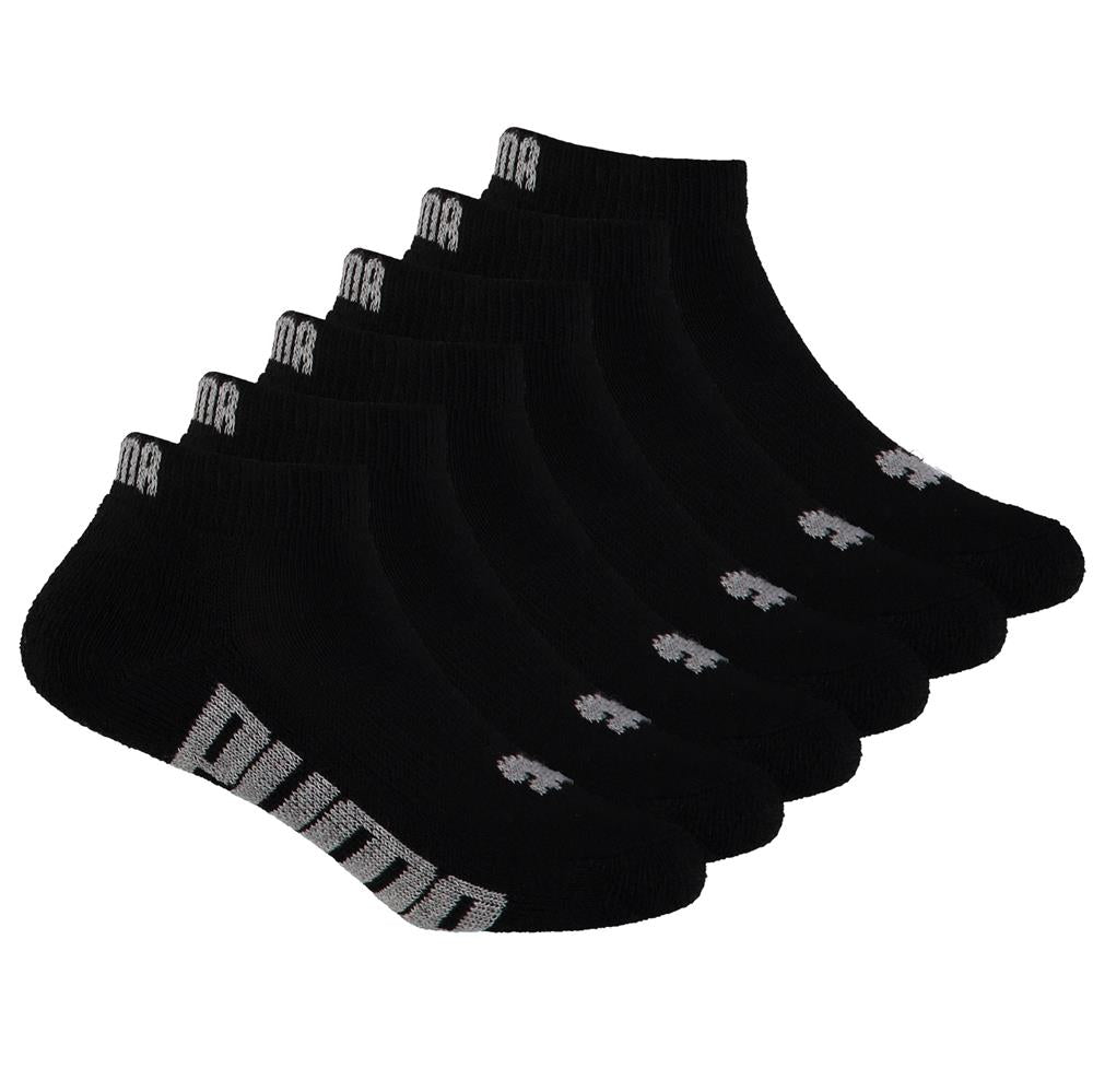 PUMA Boys 8-20 Low Cut Performance Sock, 6-Pack