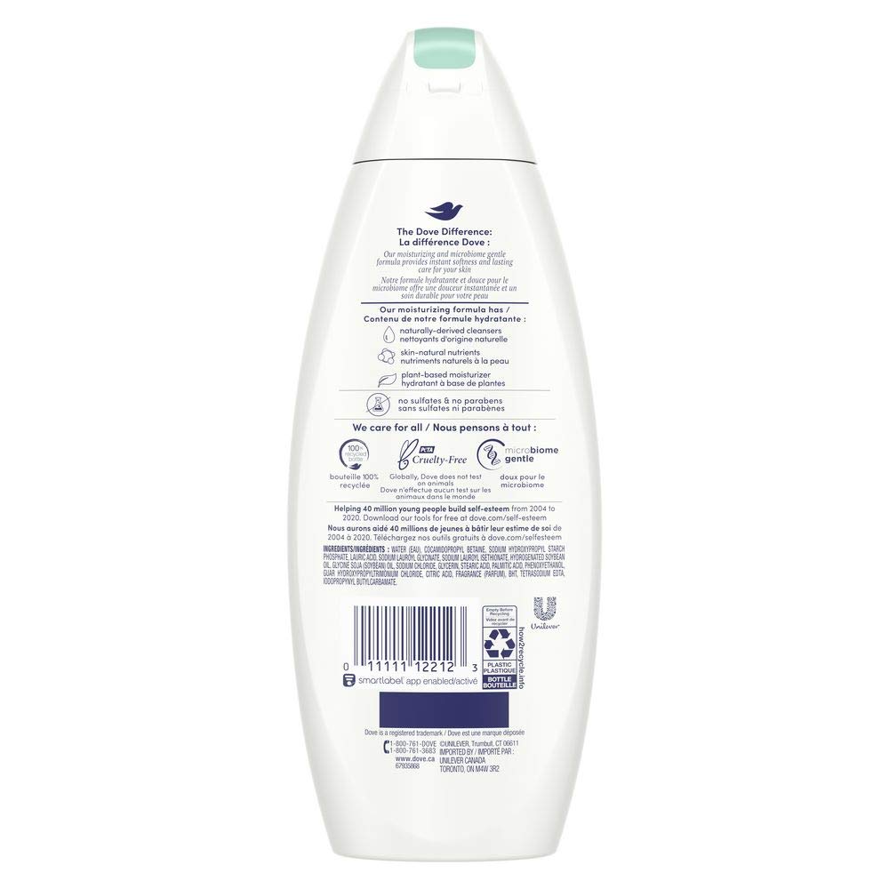 Dove Sensitive Skin Body Wash, 12 fl oz