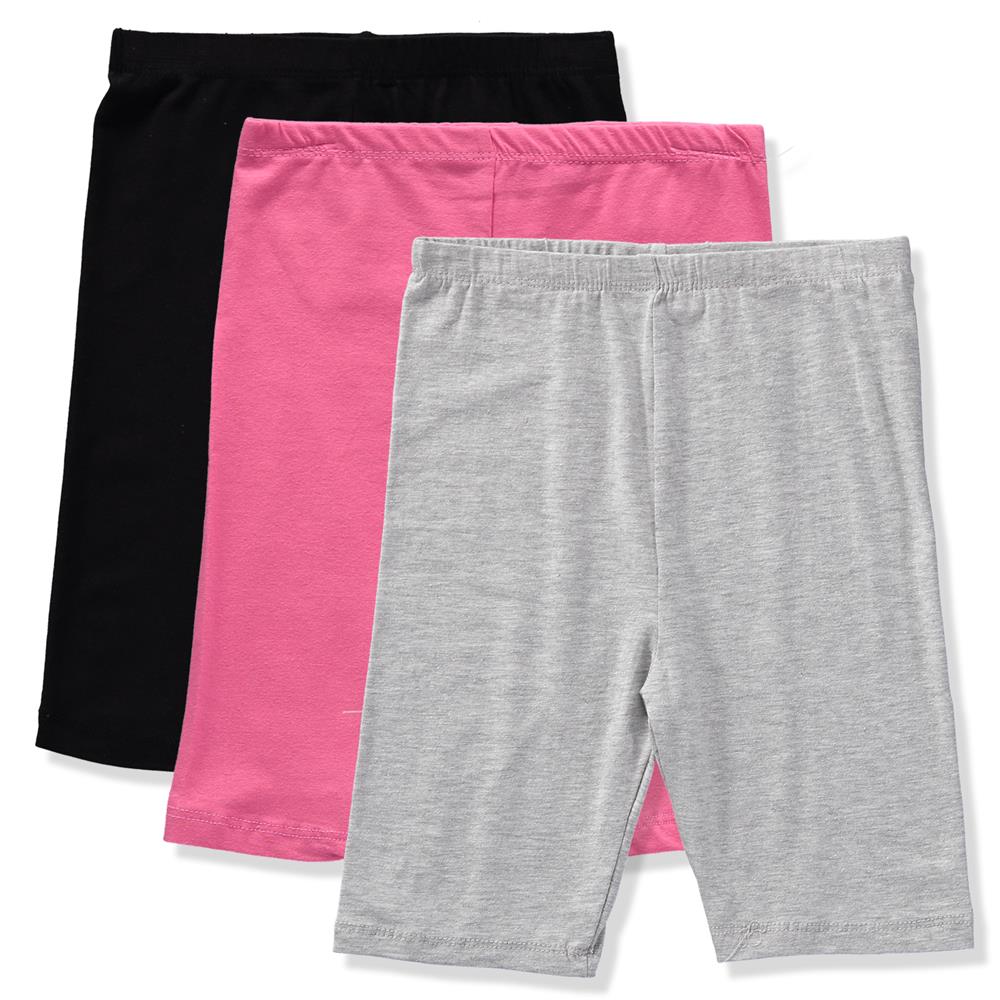 Pink Velvet Girls 7-16 3-Pack Bike Shorts