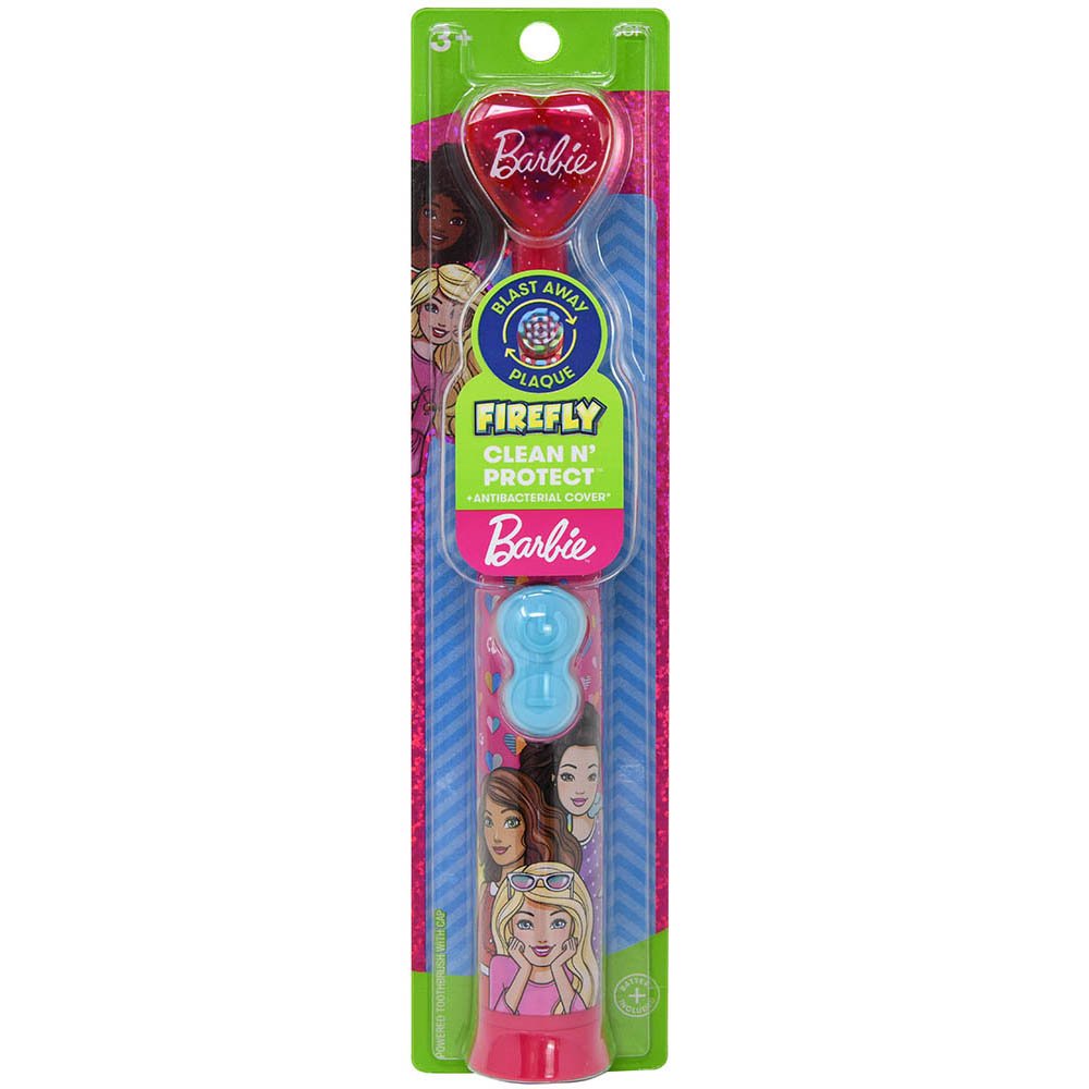 Barbie Battery Powered Toothbrush with Character Cap