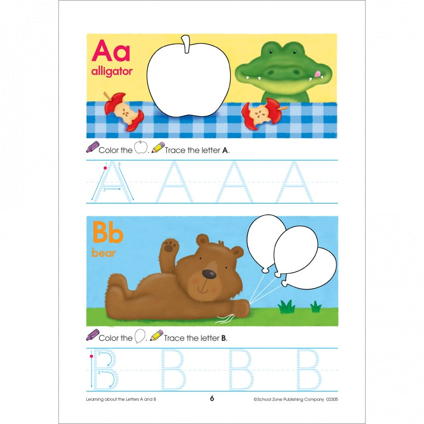 School Zone Preschool Scholar Workbook