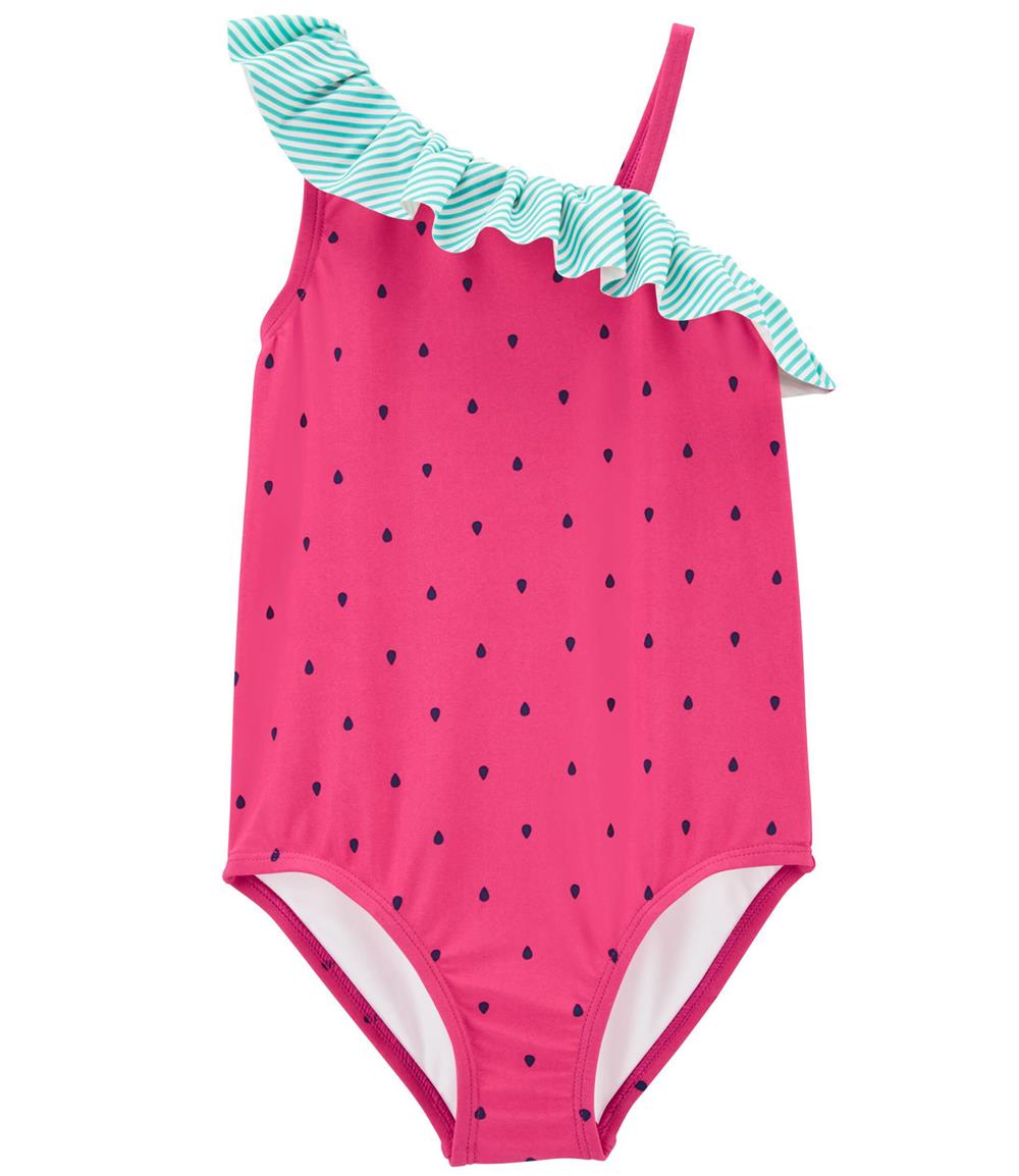 Carters Girls 0-24 Months Watermelon 1-Piece Swimsuit