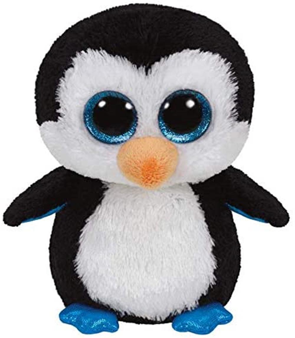 TY Waddles Black And White Penguin-Medium