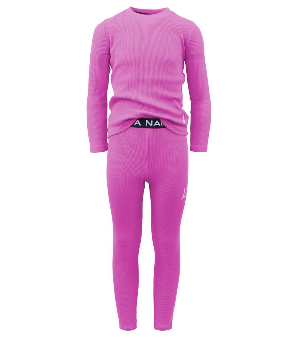 Nautica Girls 4-16 2-Piece Thermal Underwear Set