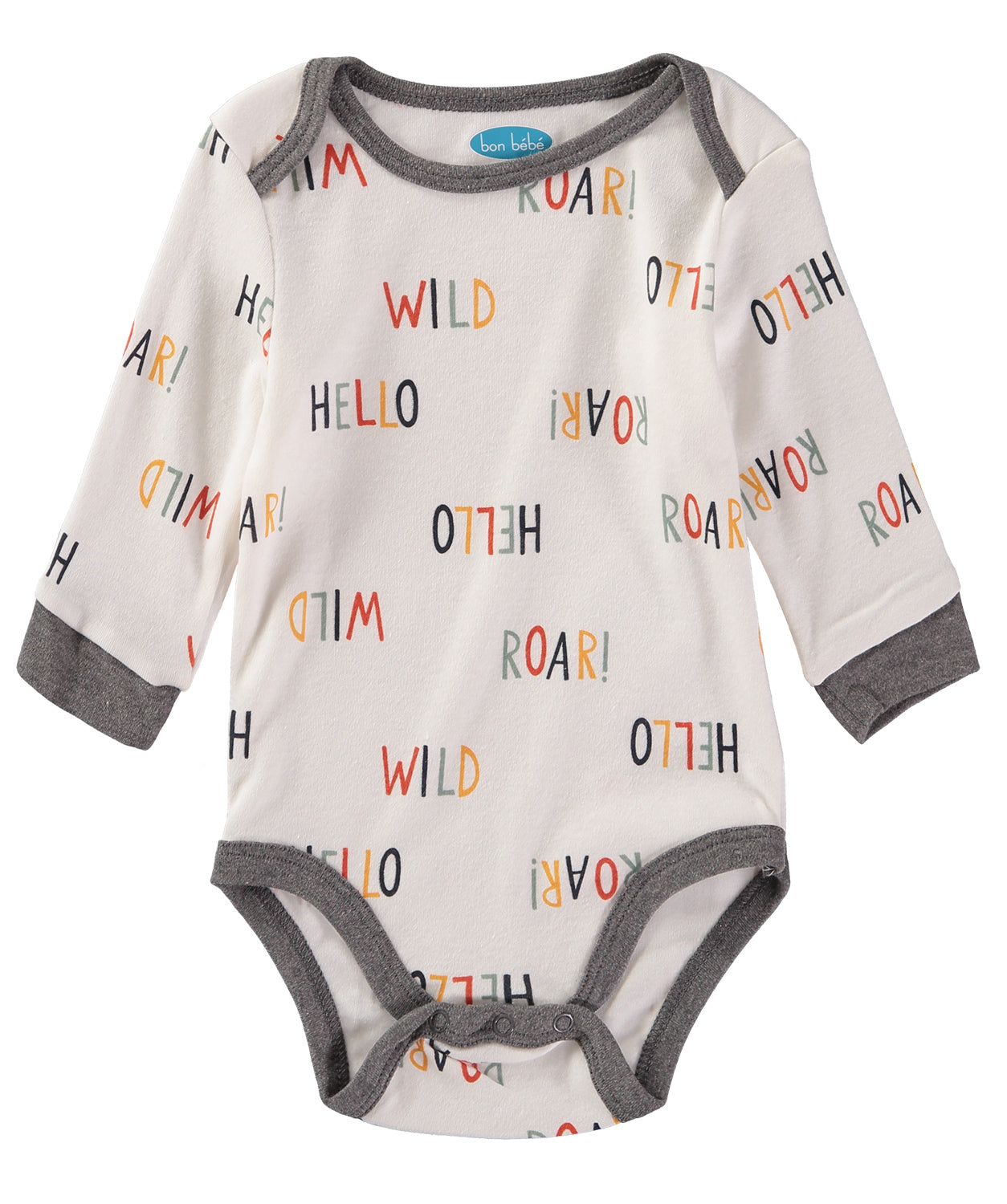 Bon Bebe Baby Boys 0-9 Months Roar Bodysuit Pant Set with Hat