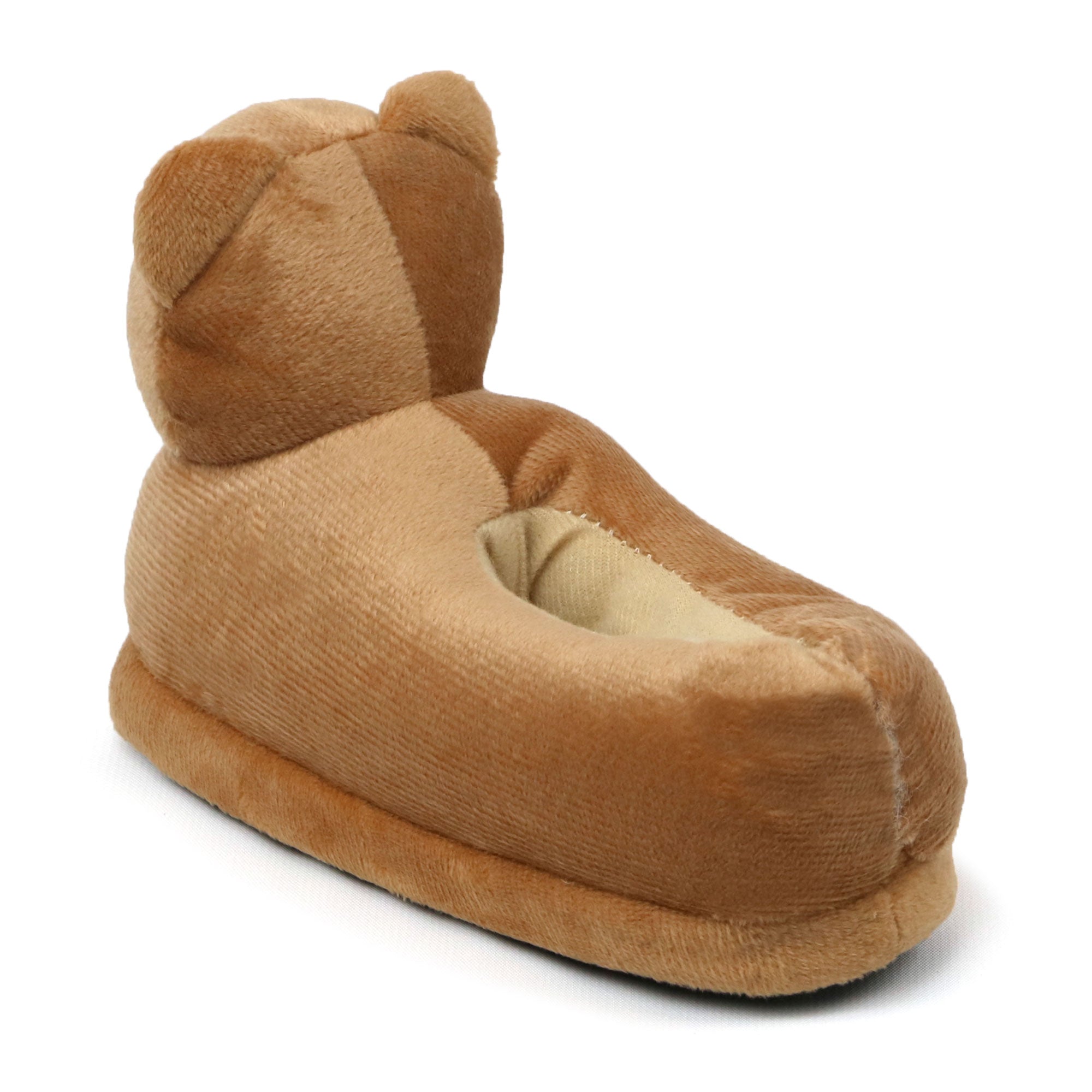 Zac & Evan Boys 2T-4T Animal Plush Slipper