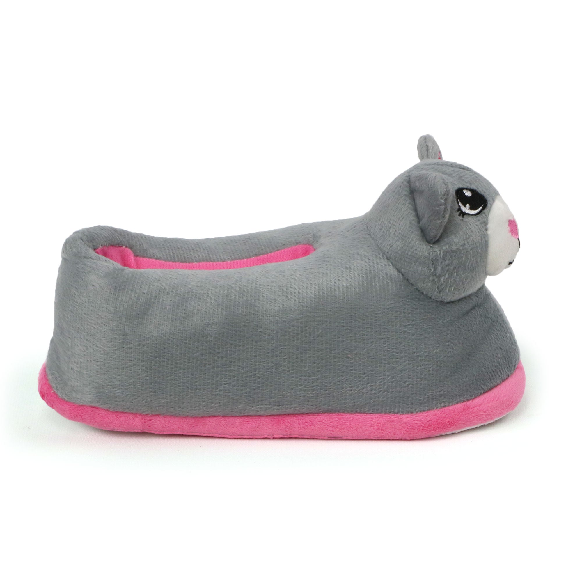 Chatties Girls Plush Animal Slippers