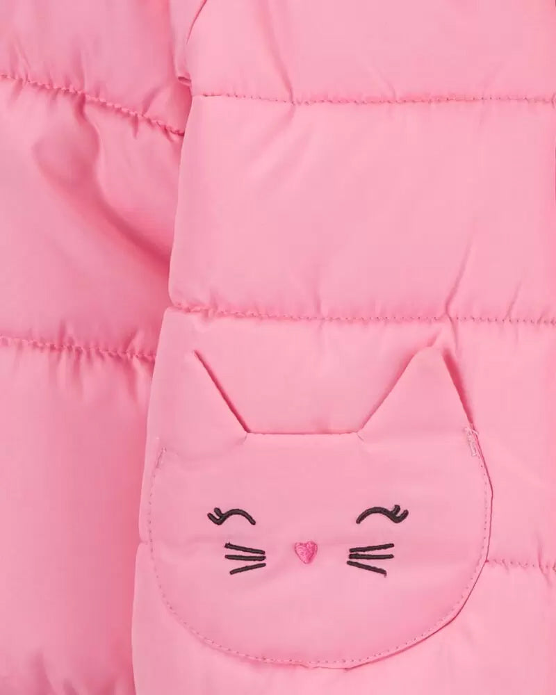 Carters Girls 2T-4T Kitty Snowsuit