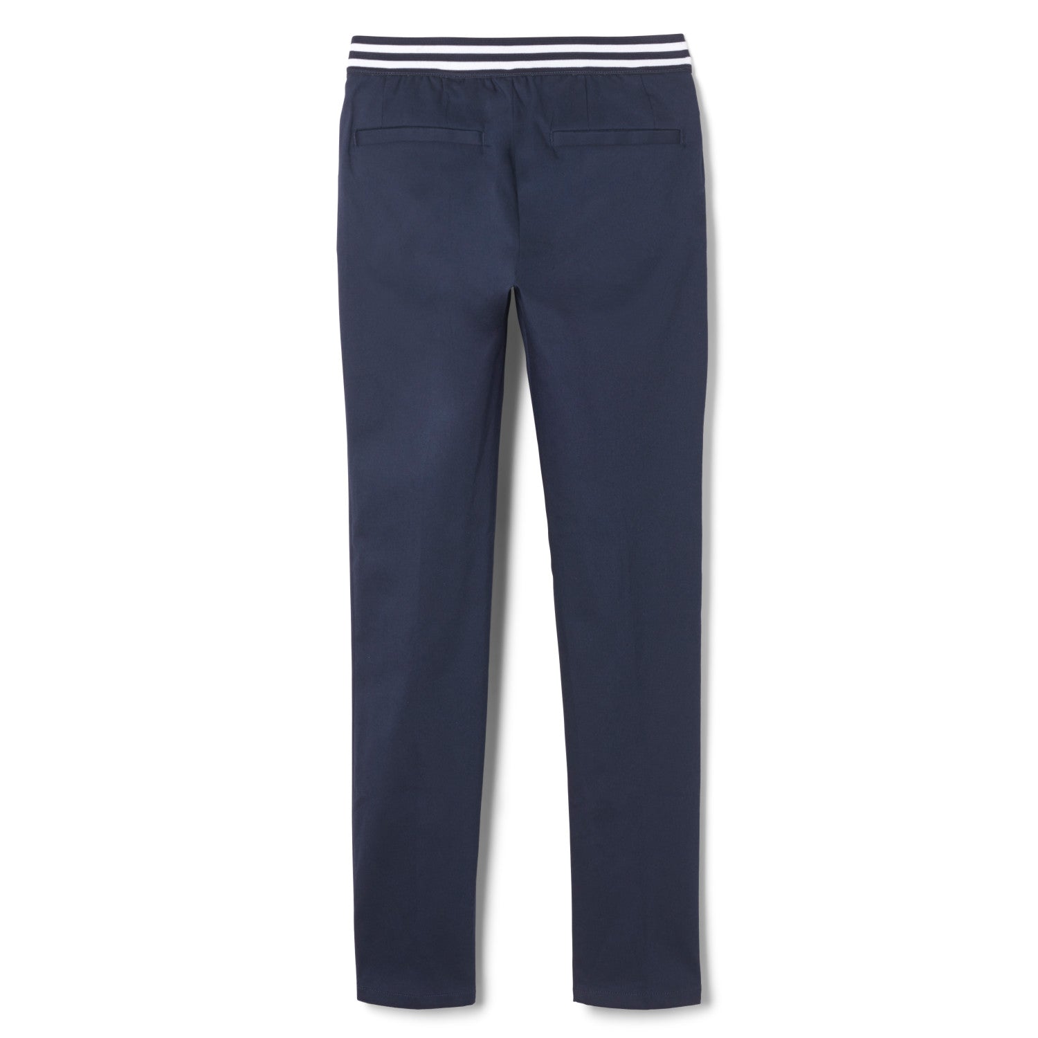 French Toast Stretch Contrast Elastic Waist Pull-on Pant