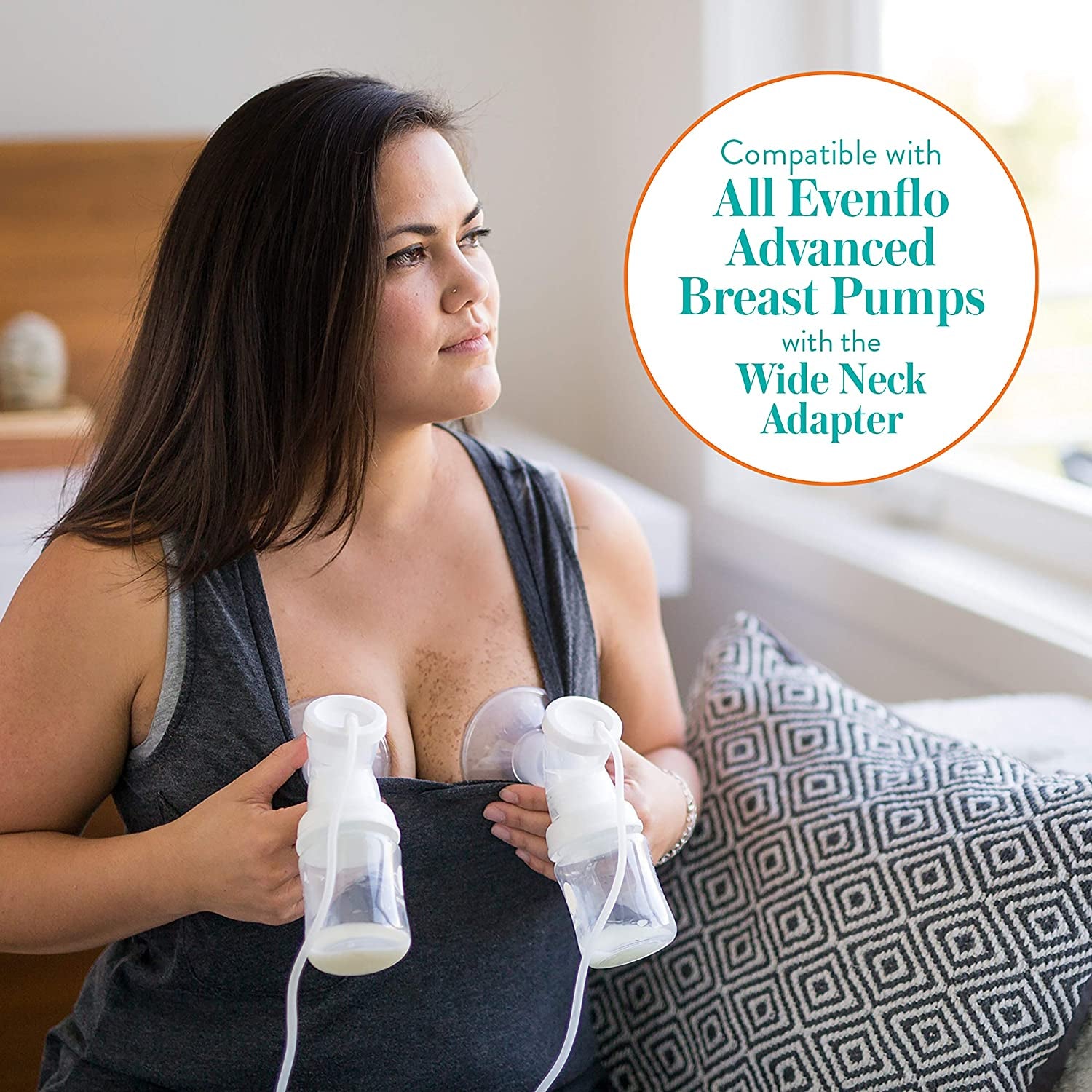 Evenflo Feeding Premium Proflo Venting Balance Plus Wide Neck Baby Bottles - 9 Ounce (Pack of 6)