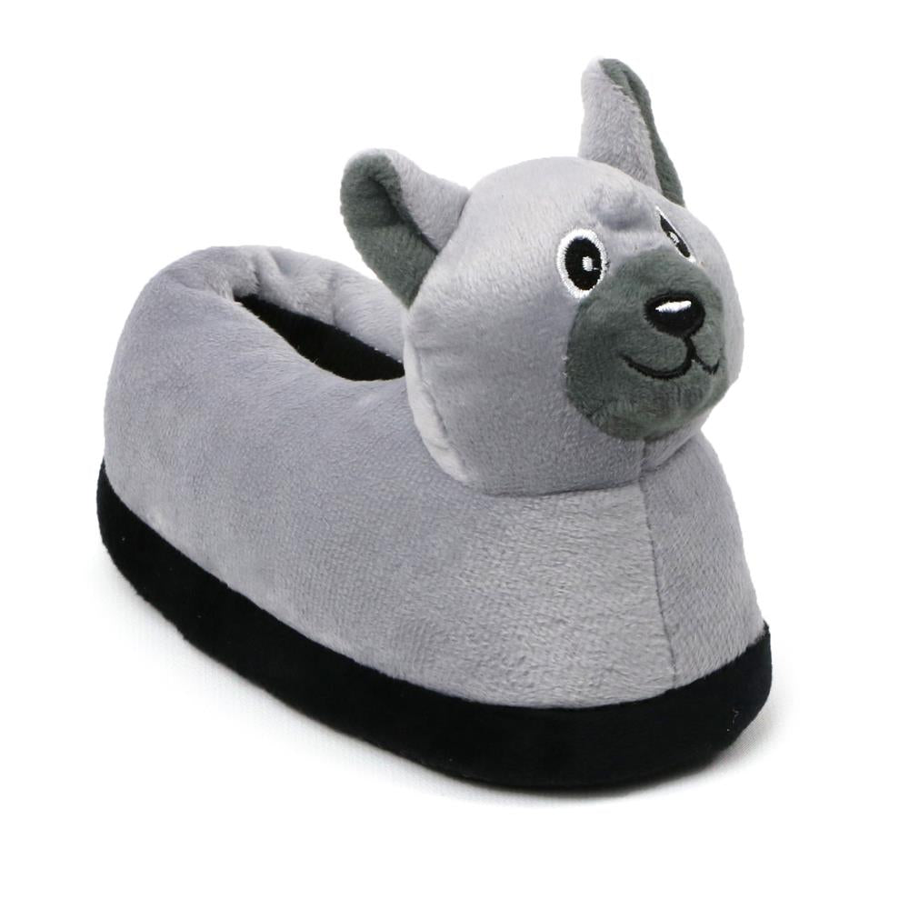 Zac & Evan Boys 2T-4T Animal Plush Slipper