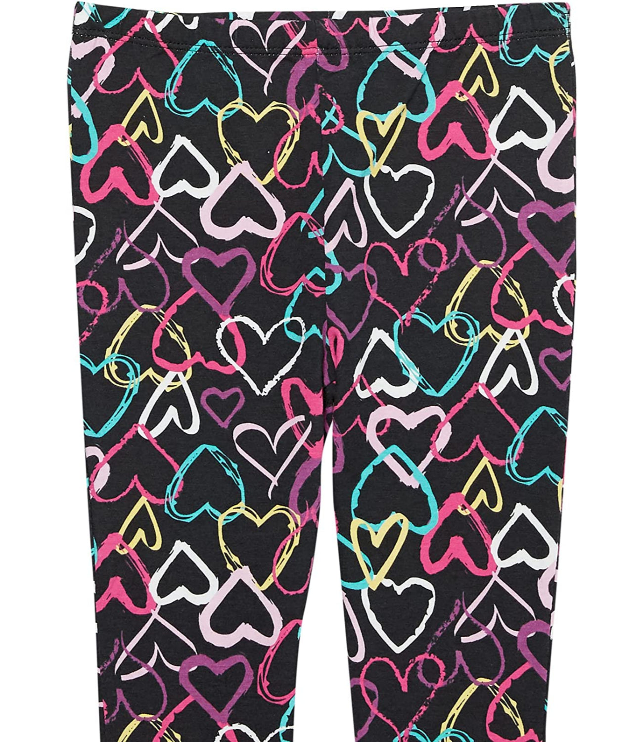 Kids Headquarters Girls 4-6X Rainbow Heart Legging Set