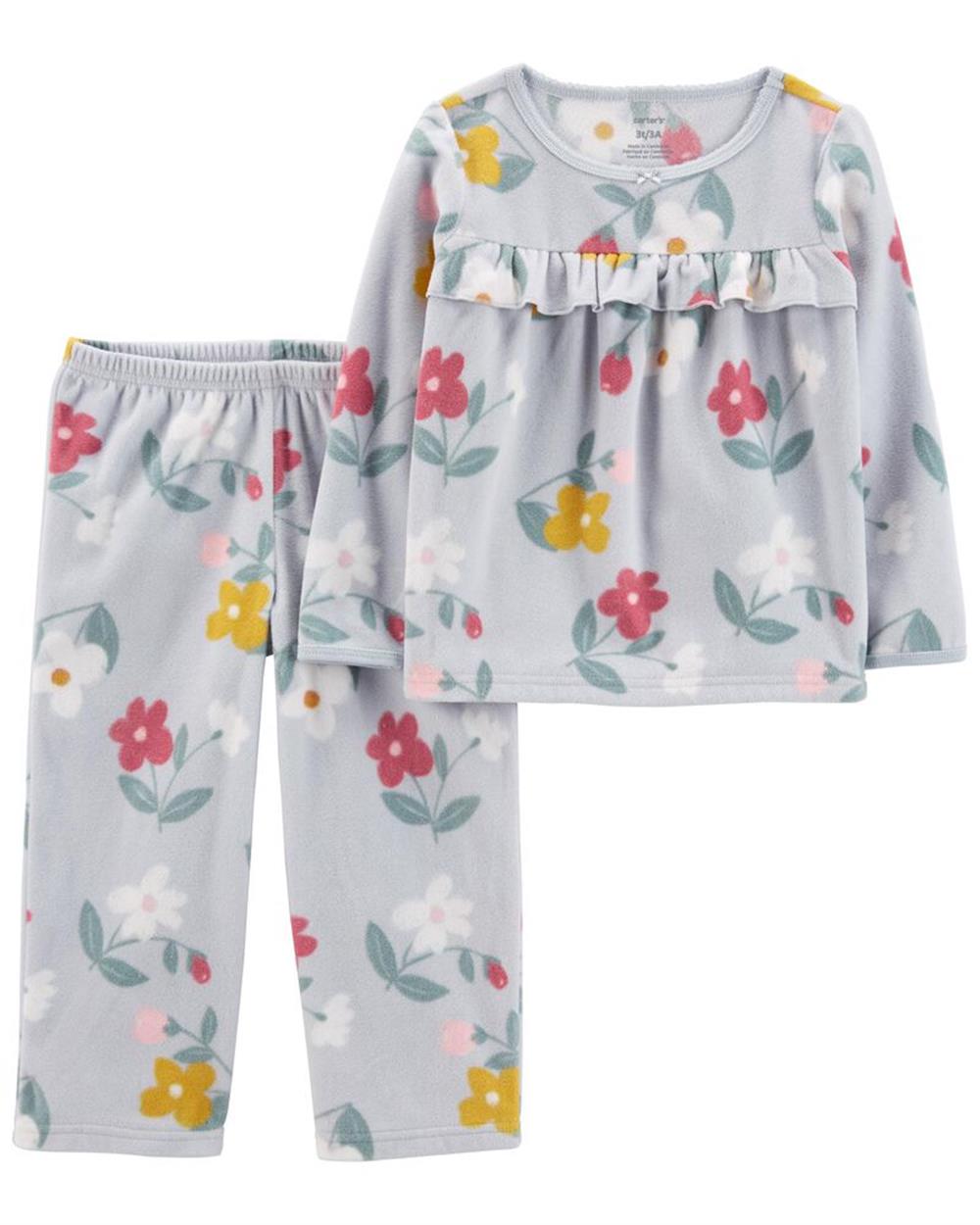 Carters 2-Piece Cotton & Fleece PJs