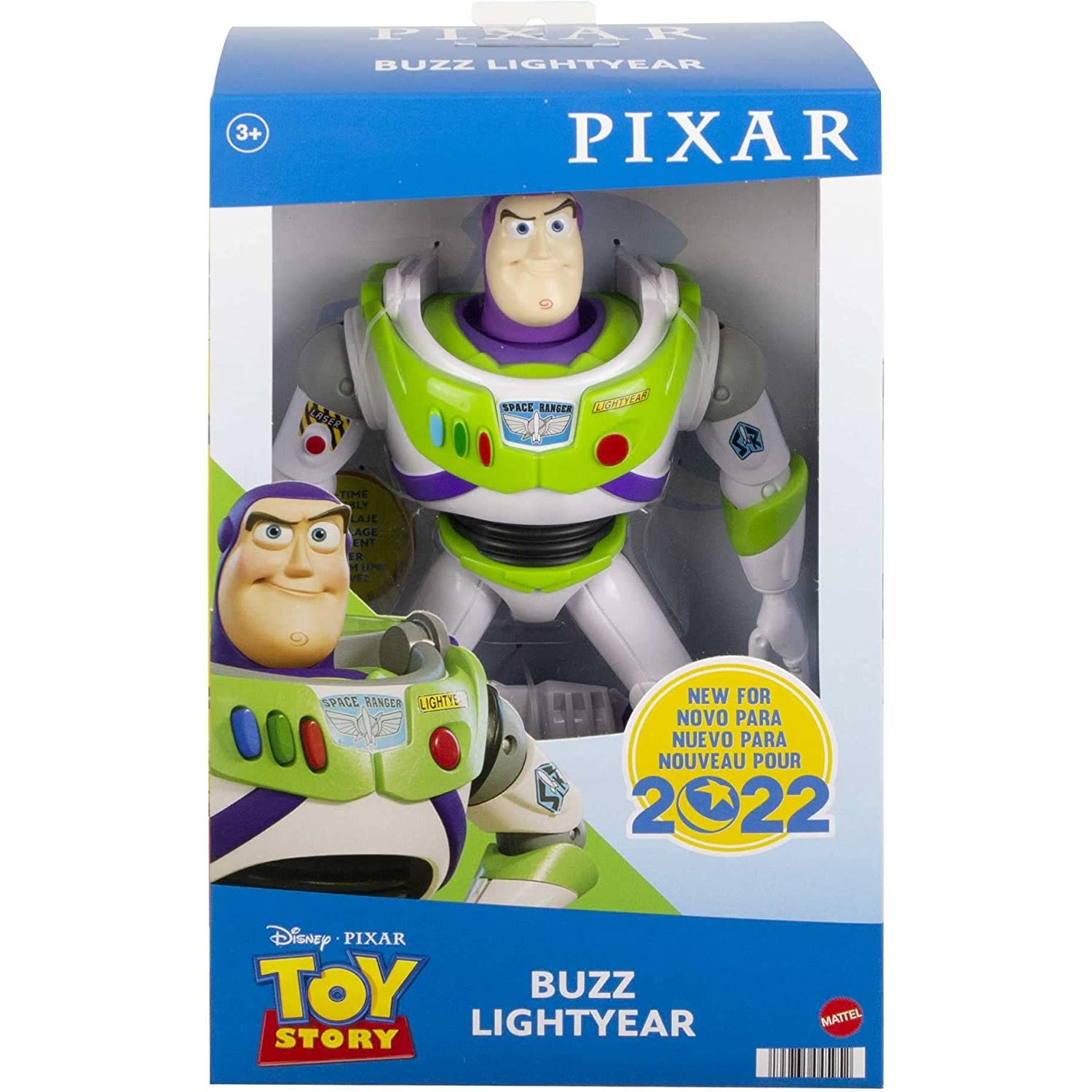 Mattel Pixar Disney Large Action Figure 12 in Scale Highly Posable Authentic Detail, Toy Story Space