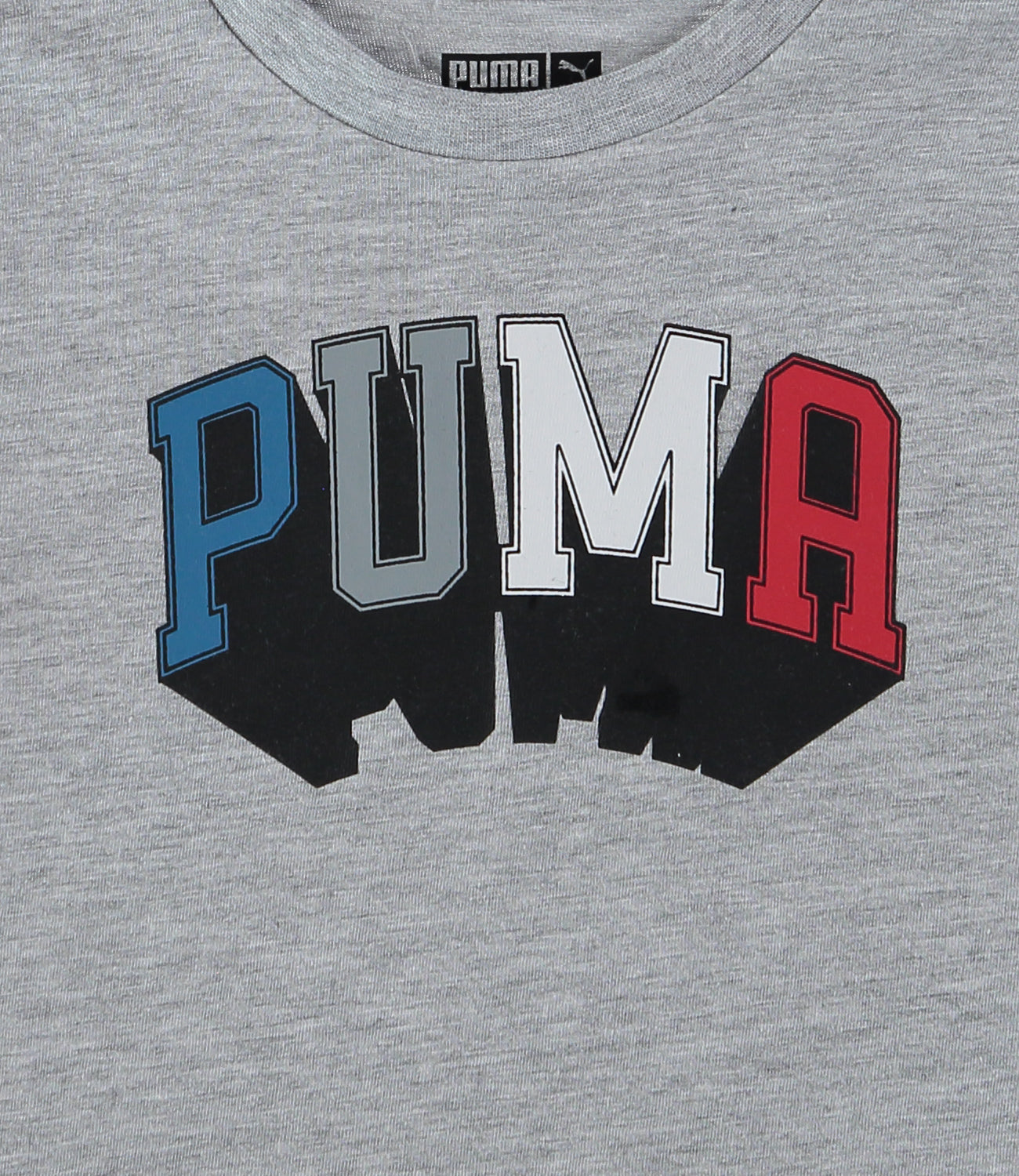 PUMA Boys 8-20 Puma Block Logo T-Shirt