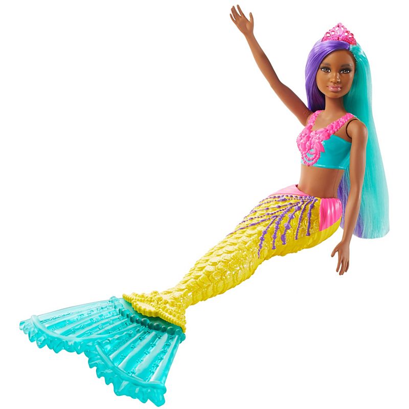 Mattel Barbie Dreamtopia Mermaid Doll, 12-inch, Teal and Purple Hair