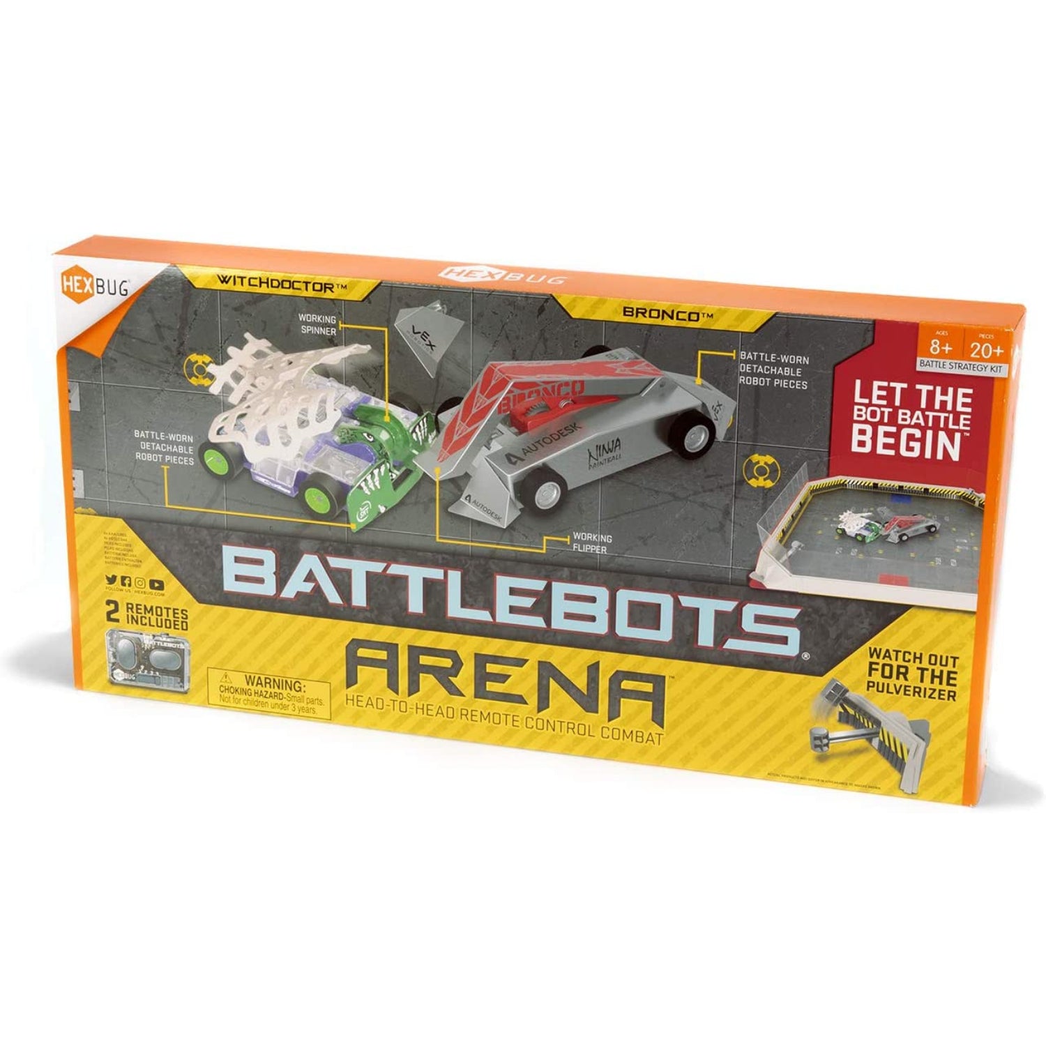 HEXBUG BattleBots Arena Bronco & Witch Doctor