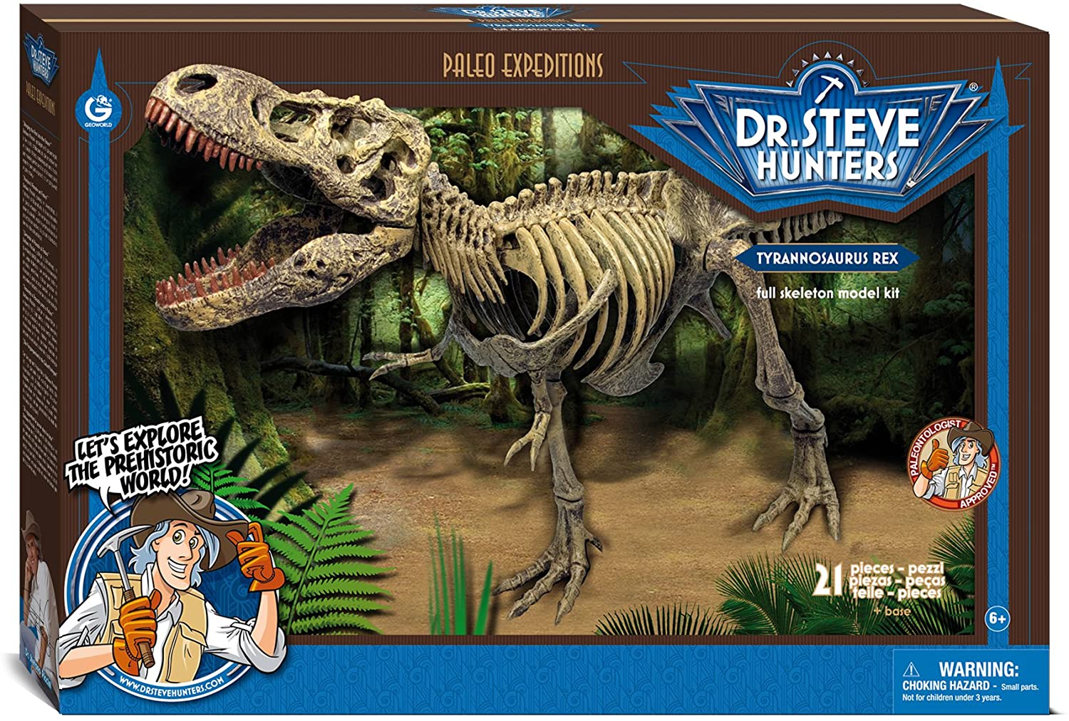 Uncle Milton Dr. Steve Hunters T-Rex Model Kit