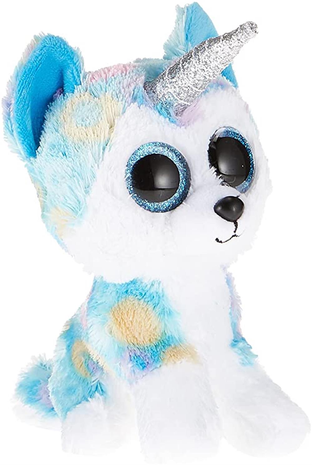 TY Helena Husky With Horn Beanie Boo-Medium