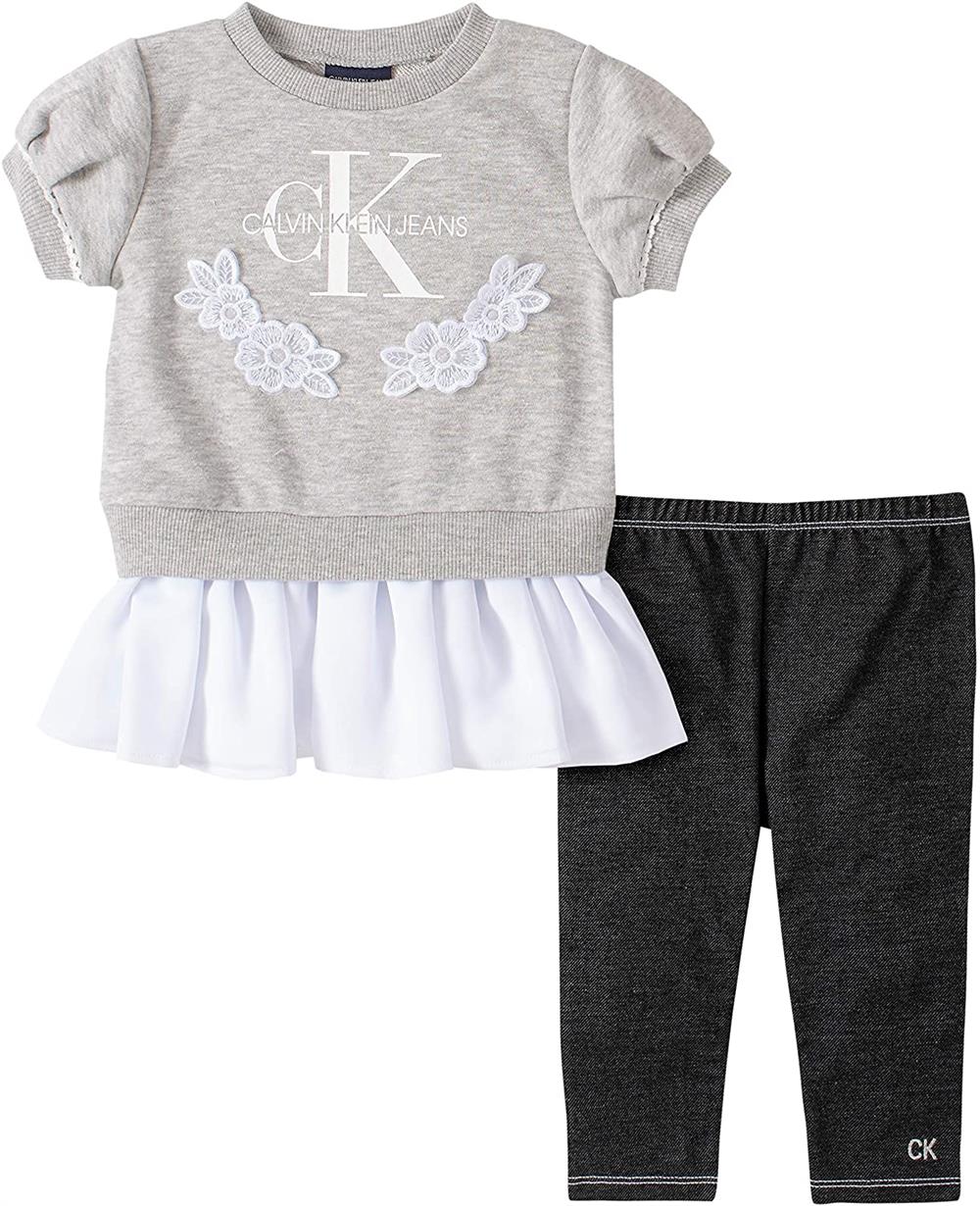 Calvin Klein Girls 2T-4T Tunic Legging Set