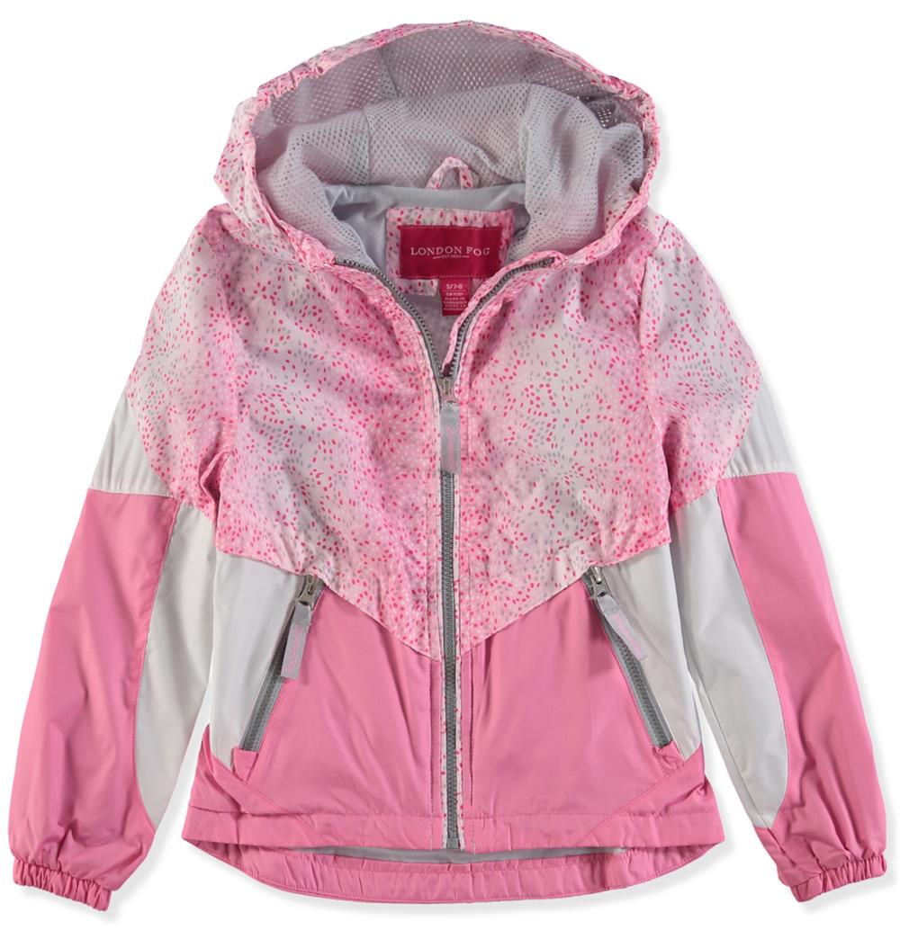 London Fog Girls 7-16 Pieced Spring Jacket