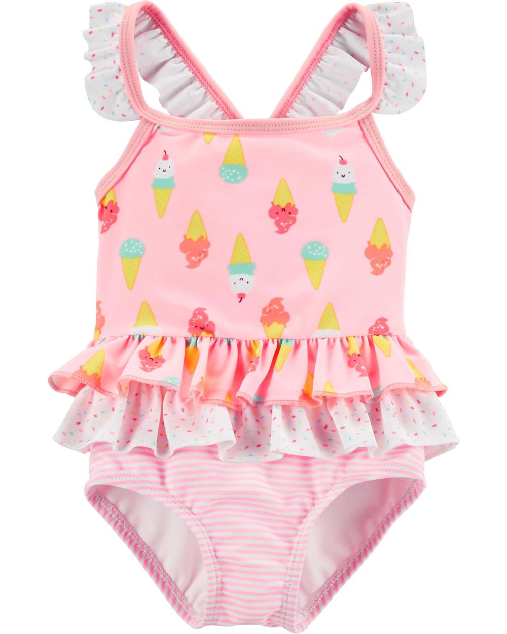 Carters Girls 12-24 Months Ice Cream Swimsuit