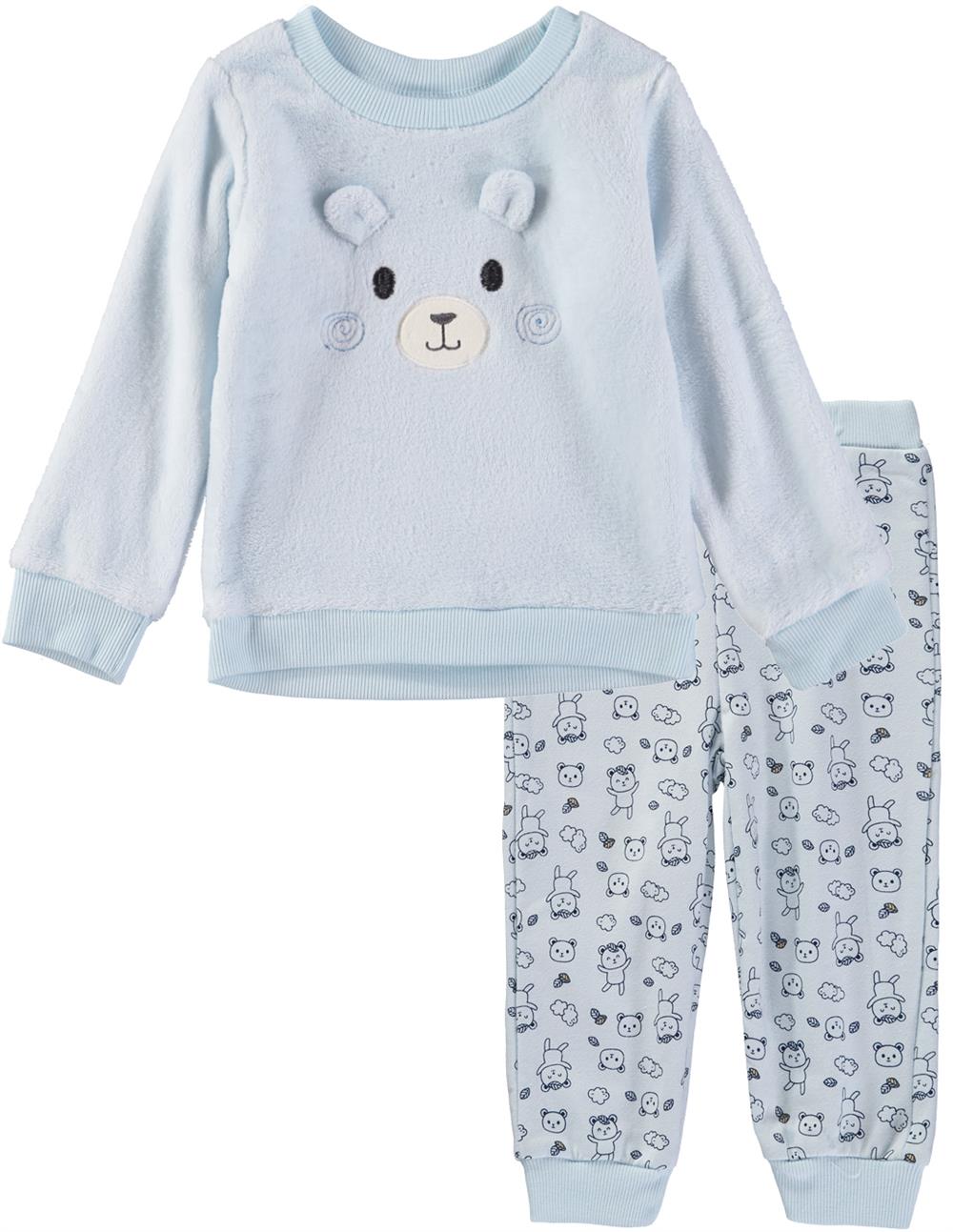 Emporio Baby 12-24 Months 2-Piece Faux Fur Top and Pants Set