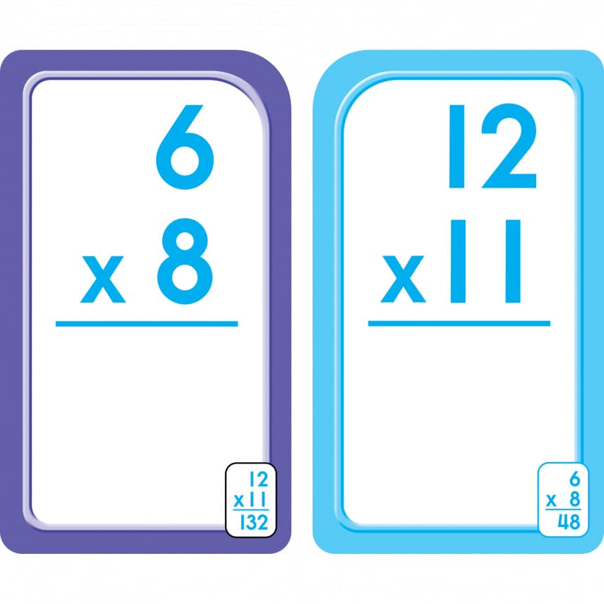 School Zone Multiplication 0-12 Flash Cards