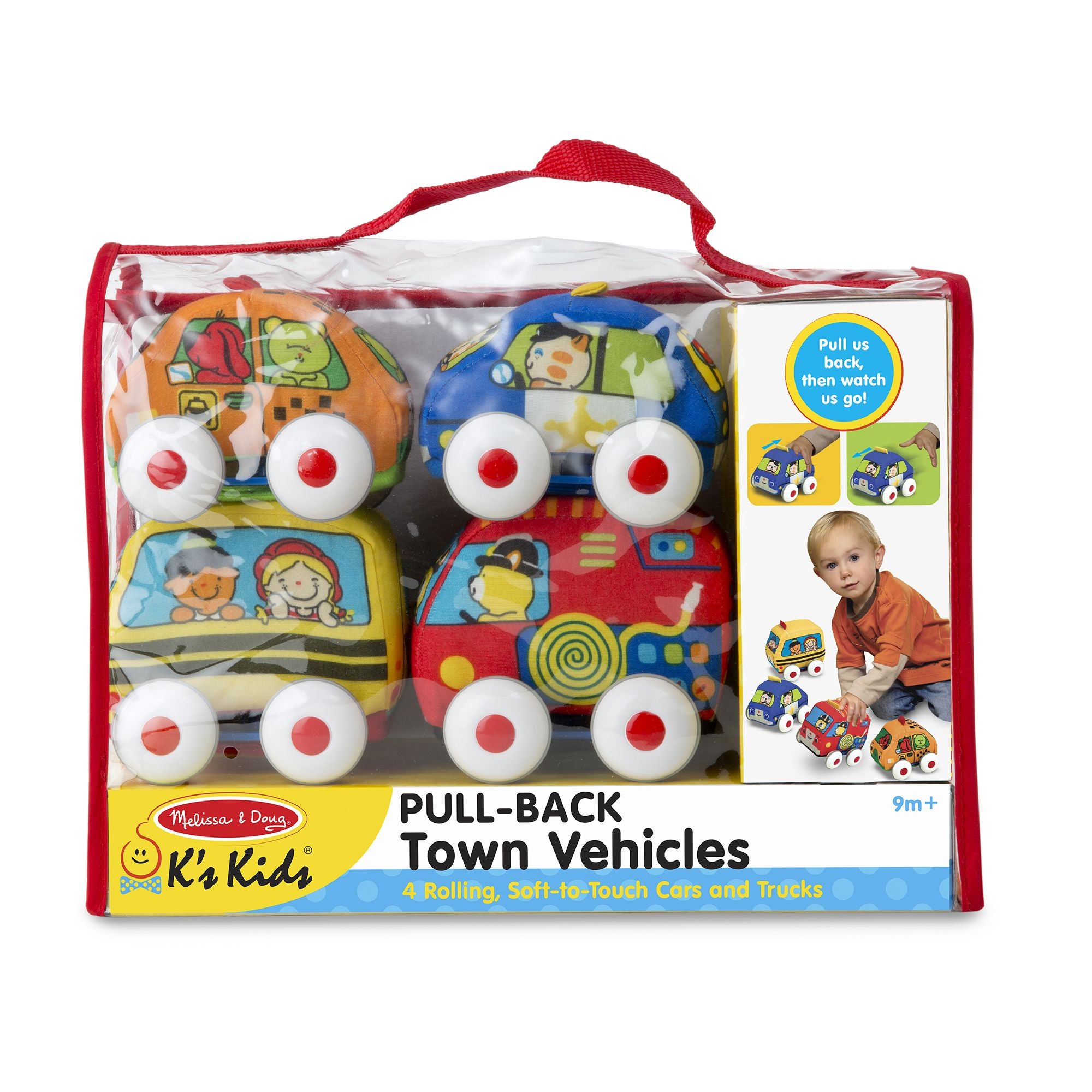 Melissa and Doug Pull-Back Vehicles Baby and Toddler Toy