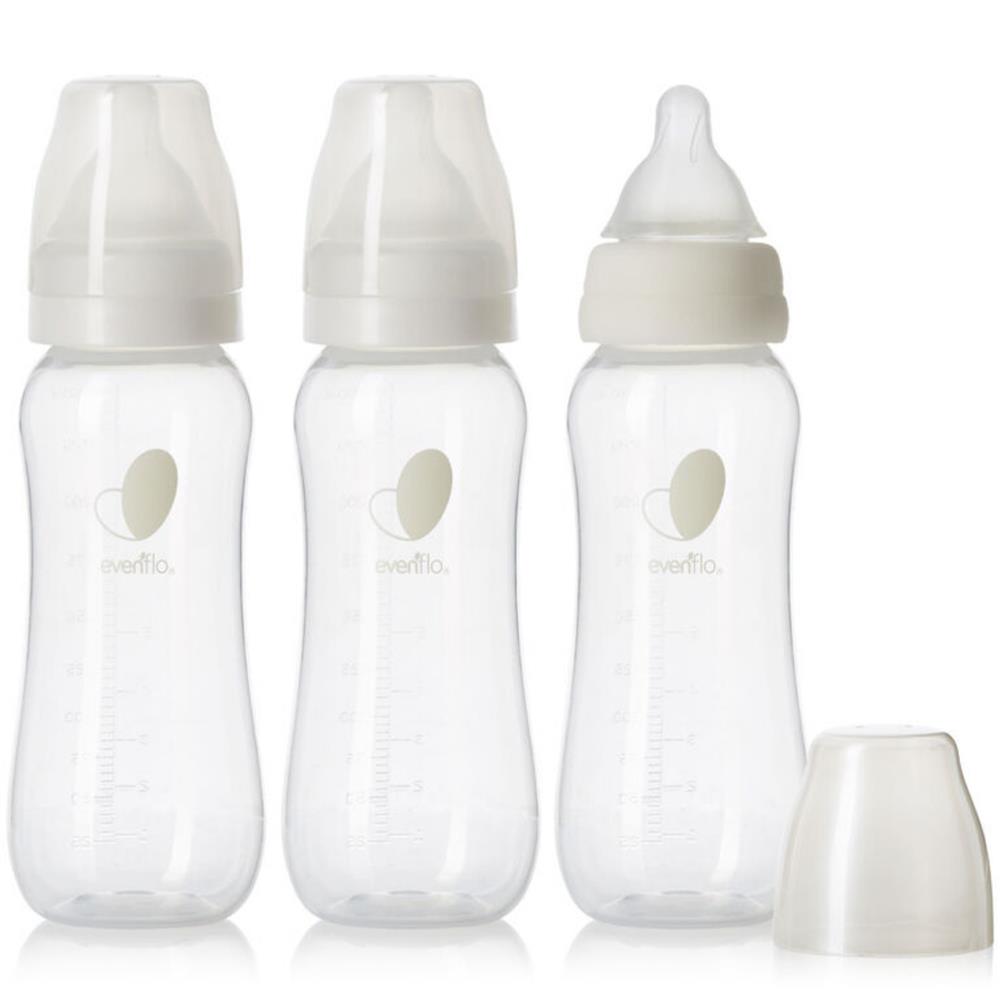 Evenflo Balance + Standard 9oz Neck Bottles, 3-Pack