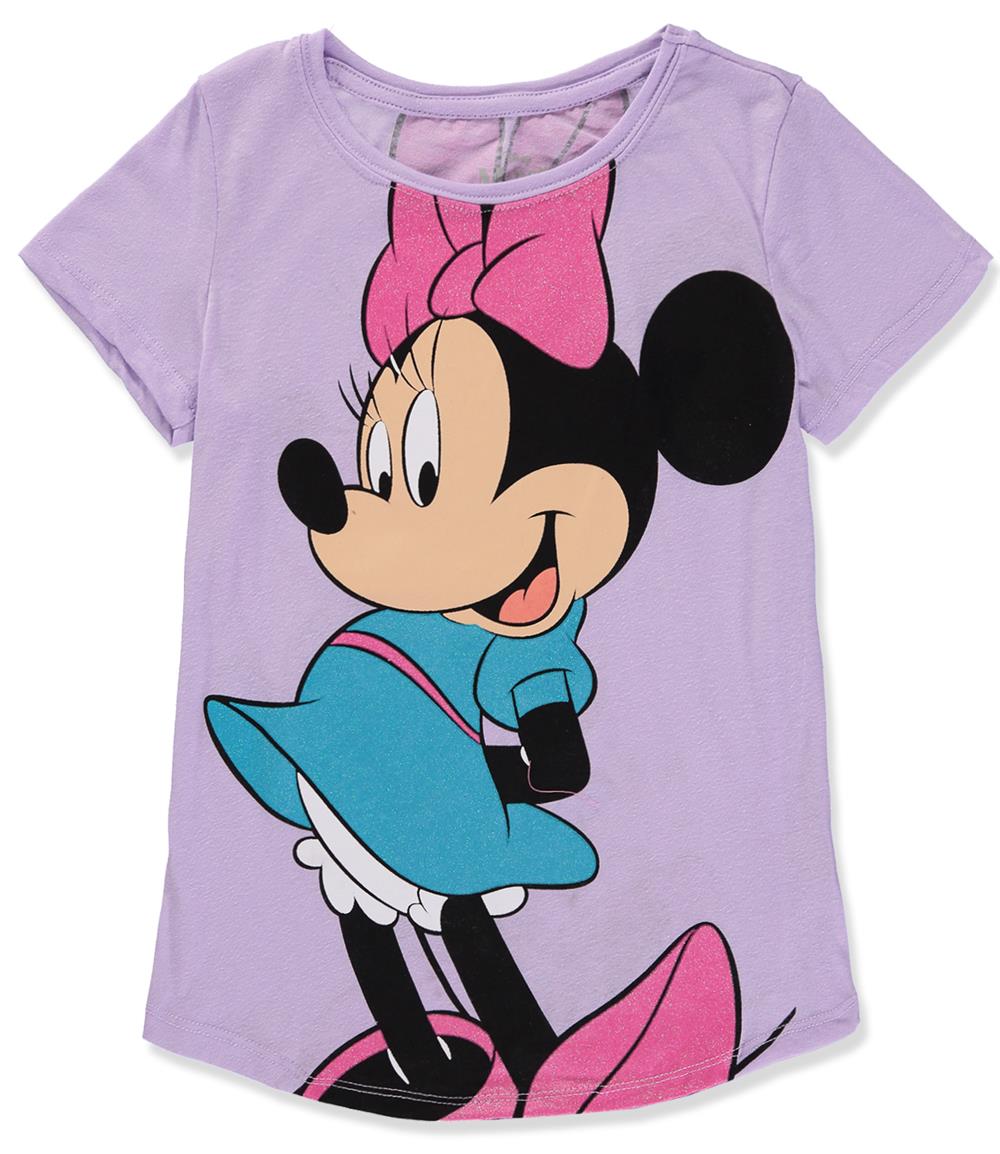 Disney Girls 4-14 Minnie Mouse Short Sleeve Screen Print T-Shirt