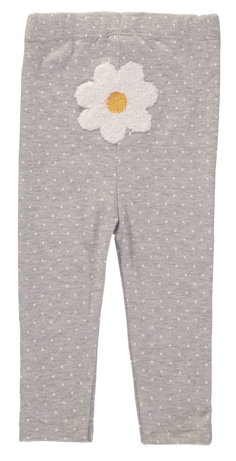 Bon Bebe Girls 0-9 Months Daisy Bodysuit Pant Set with Hat