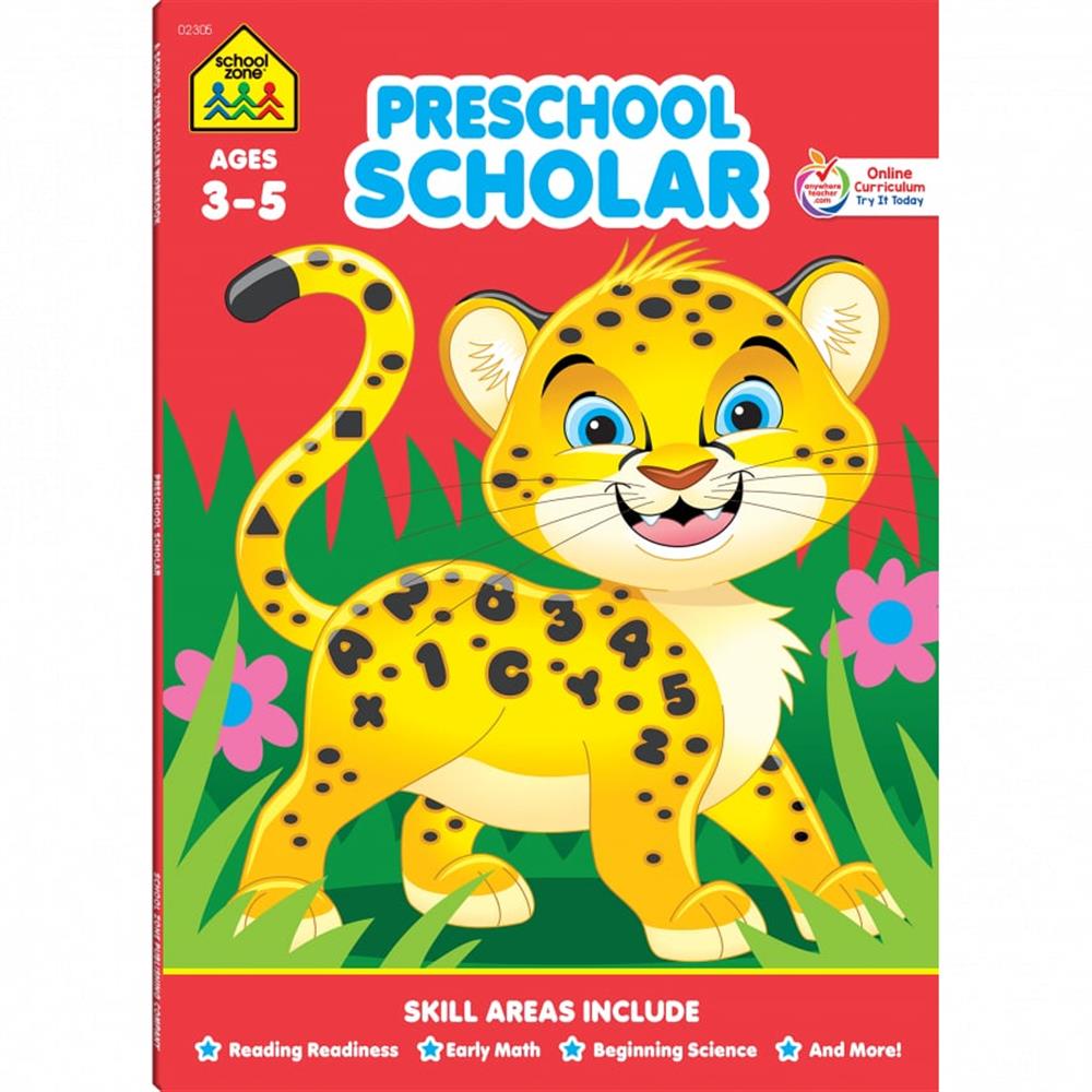 School Zone Preschool Scholar Workbook